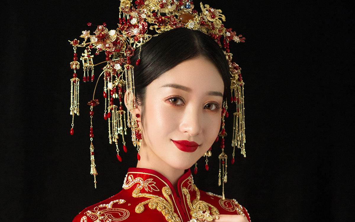 青柠造型 中式秀禾服妆容