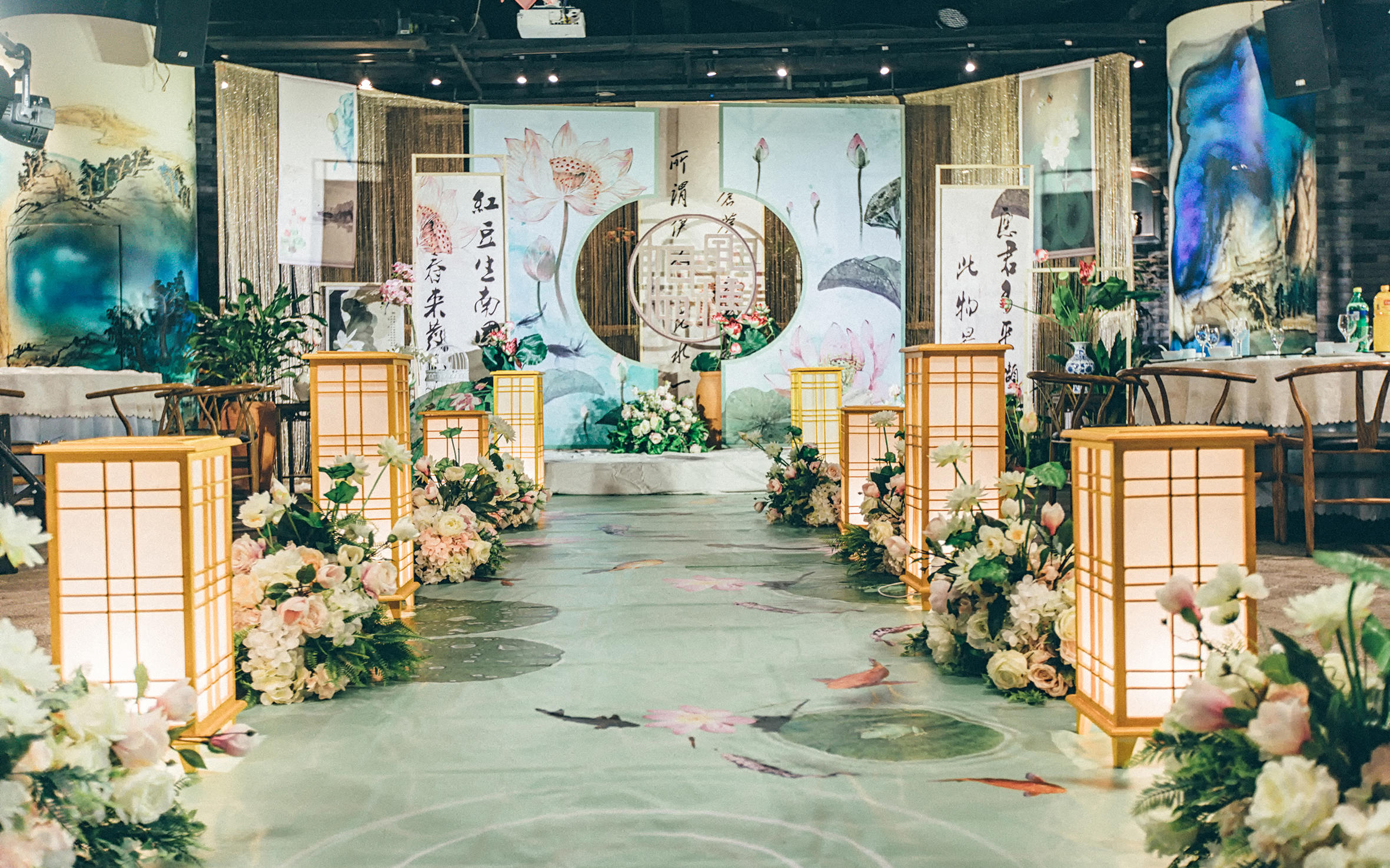   【华谊婚礼】香槟白简约中式风婚礼【相思】  