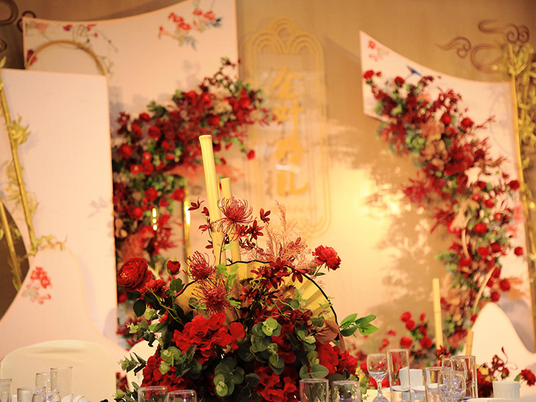 【金叶婚礼】新中式婚礼 50-80人小型婚礼之选