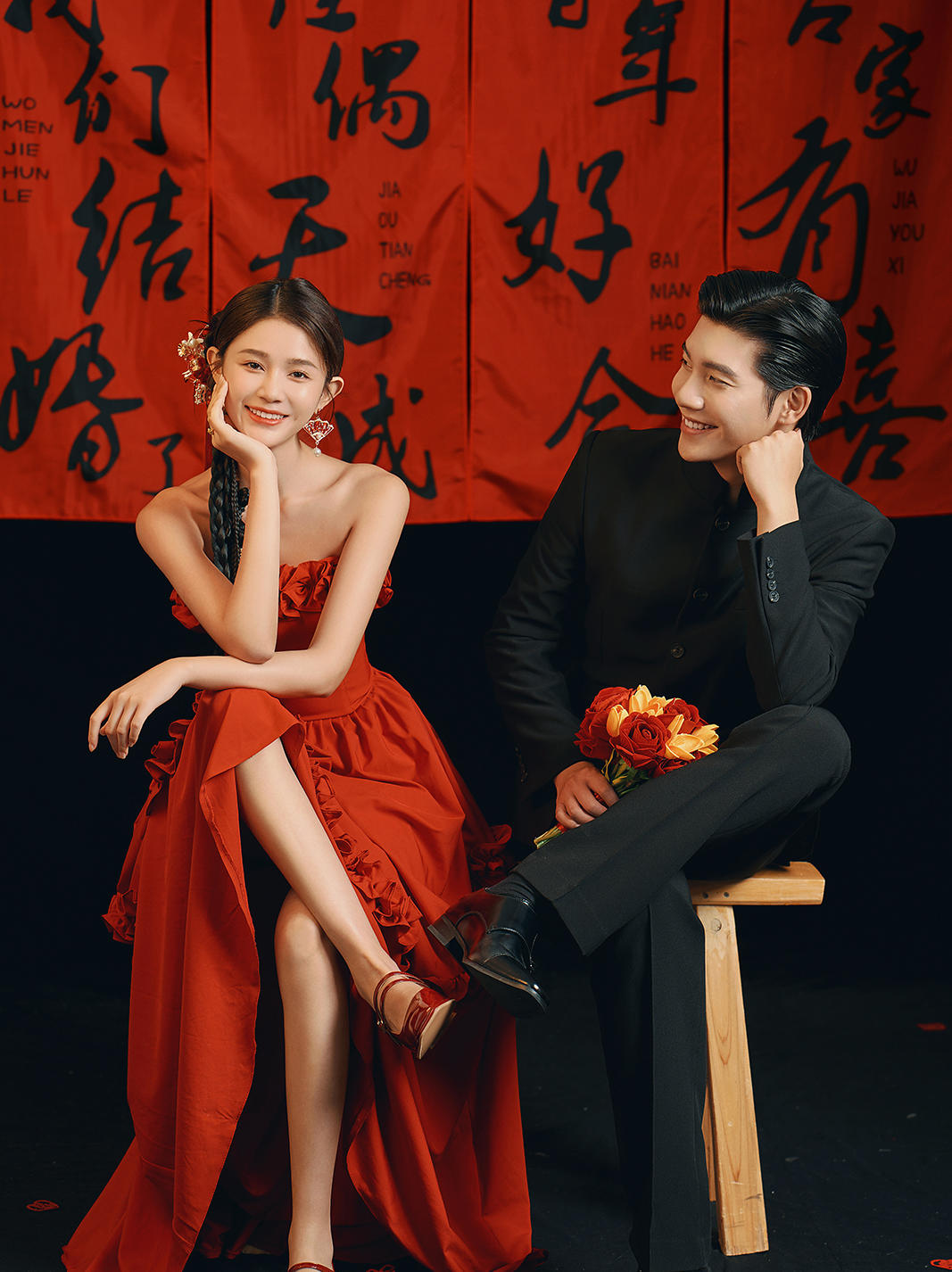 谁能拒绝复古喜嫁风婚纱照呀！！！-太郎花子婚纱摄影苏州店的作品【婚礼纪】