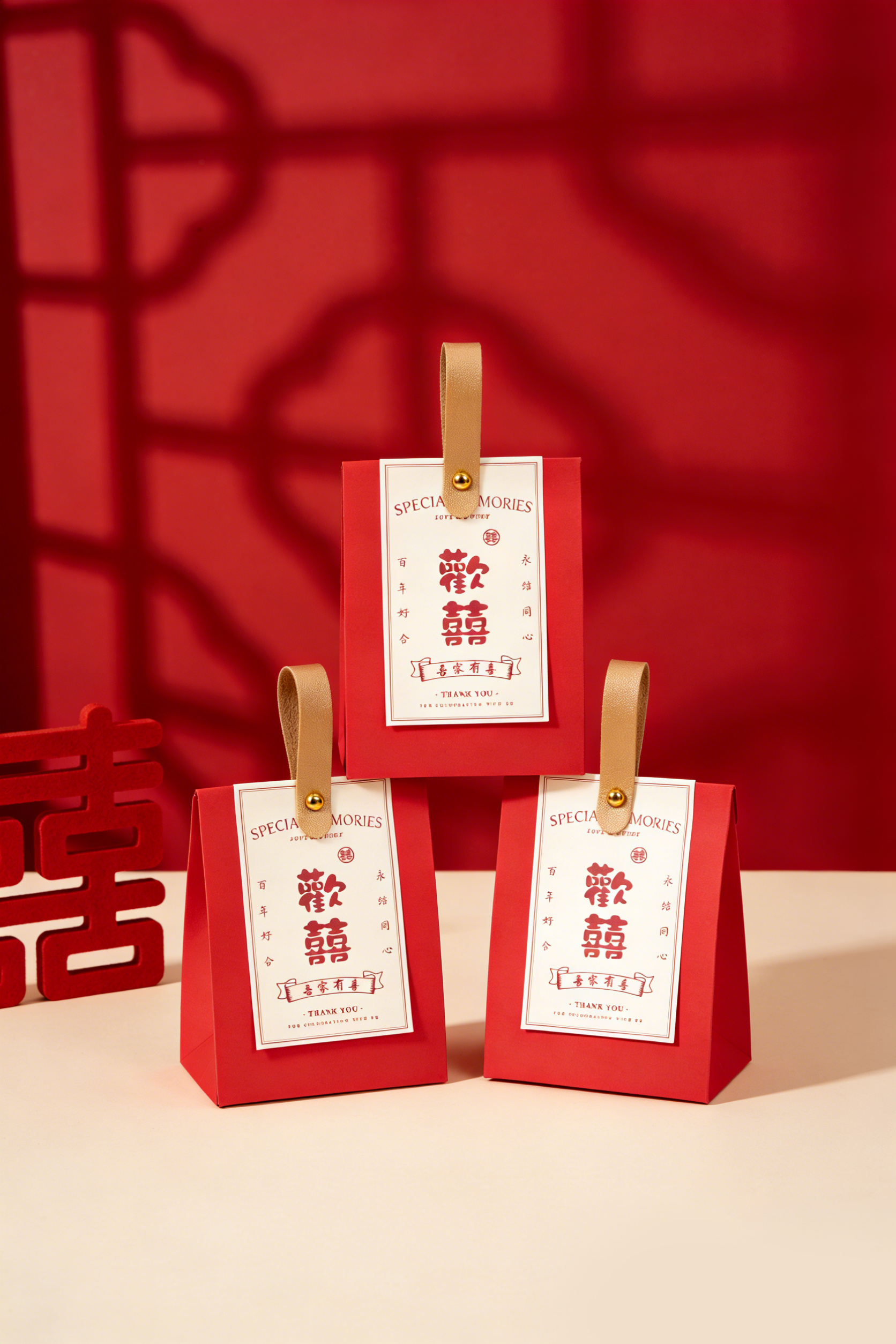 包好发货 成品喜糖套餐欢喜提手 喜糖+喜糖盒【成品喜糖不支持退换】