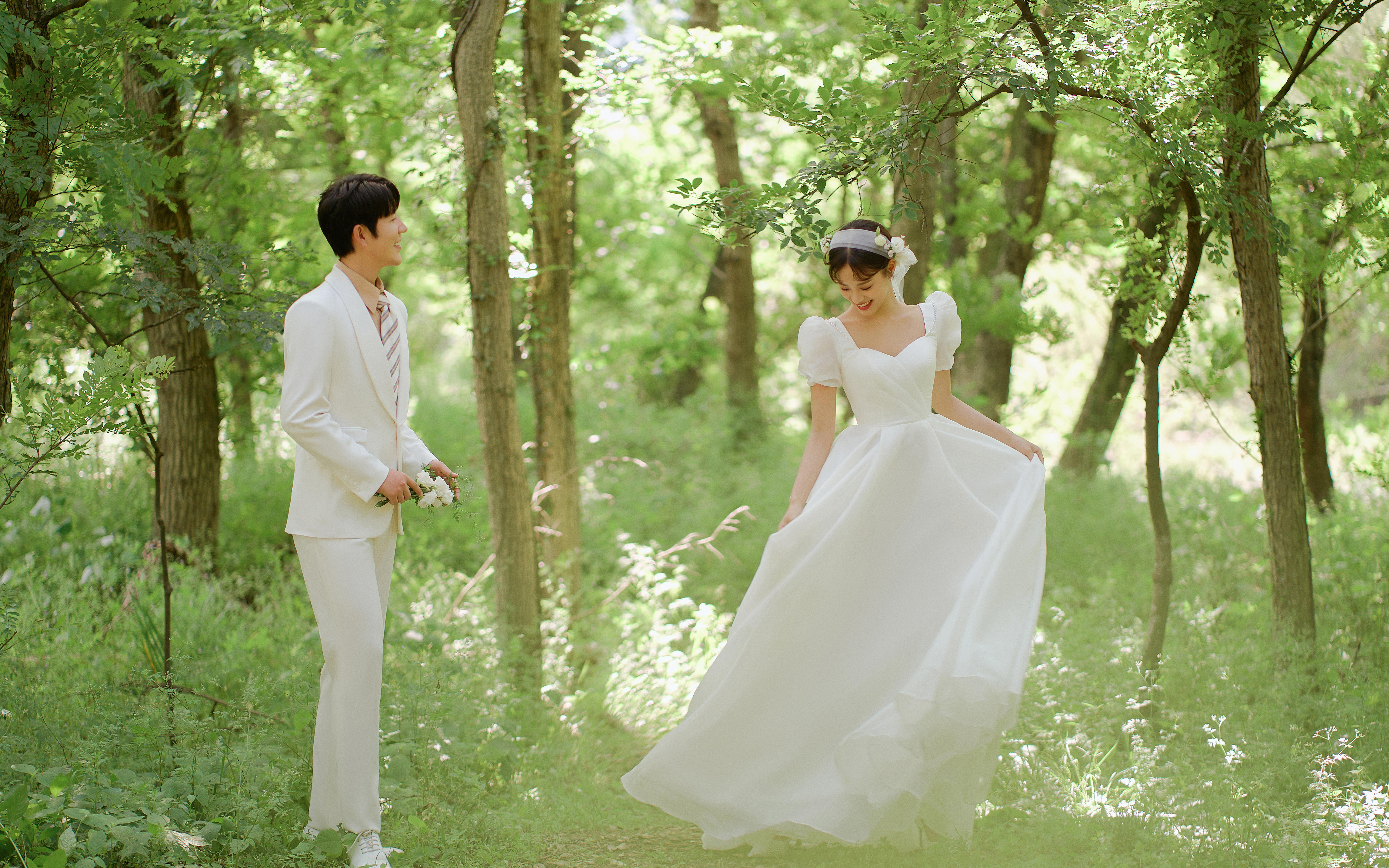 【施华洛摄影】法式复古草坪婚纱照|浪漫与优雅