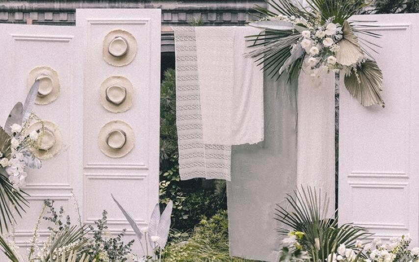 白调轻氧花园婚礼