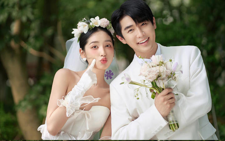 種草很久的森系婚紗照 家人都說(shuō)很喜歡