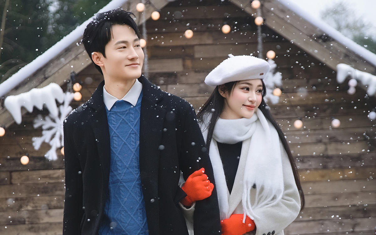 外景 l 好喜歡韓式雪景婚紗照吖