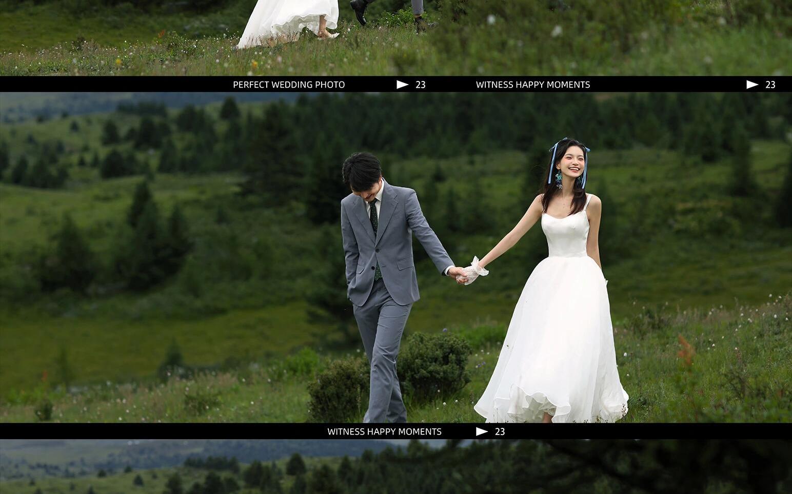 广安轻旅拍的浪漫仪式感💍草原上的电影婚纱照