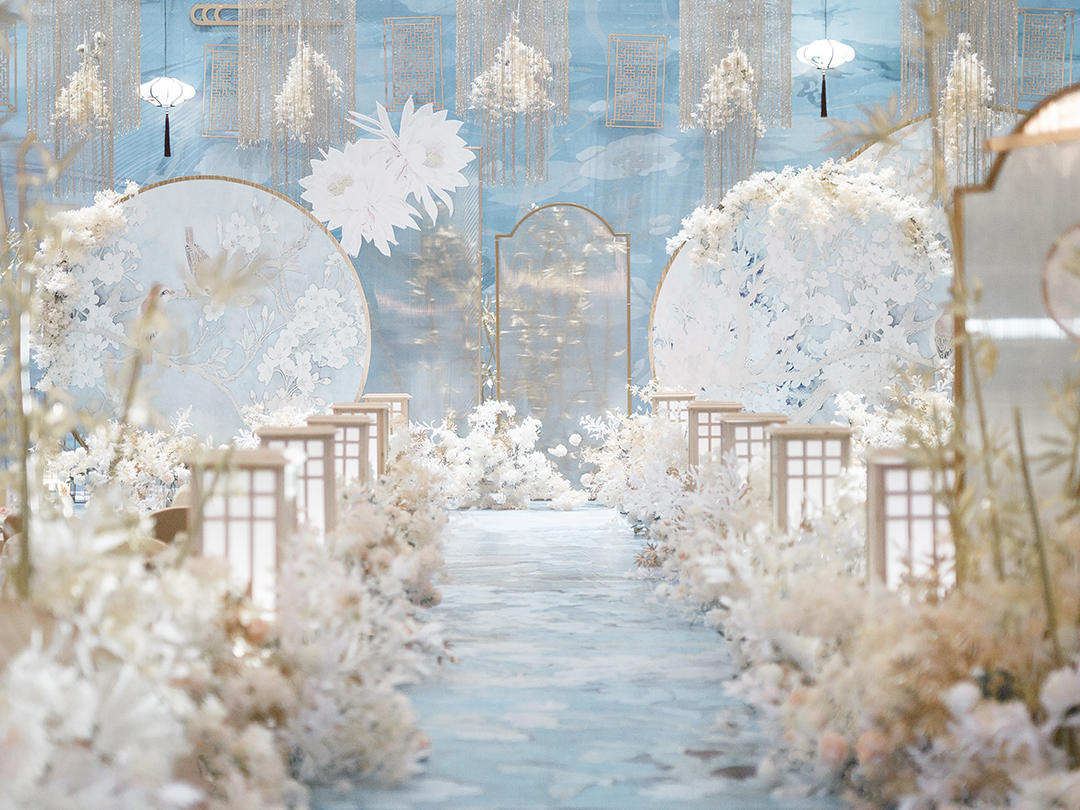 【佳韵一站式婚礼】新中式蓝色系主题婚礼