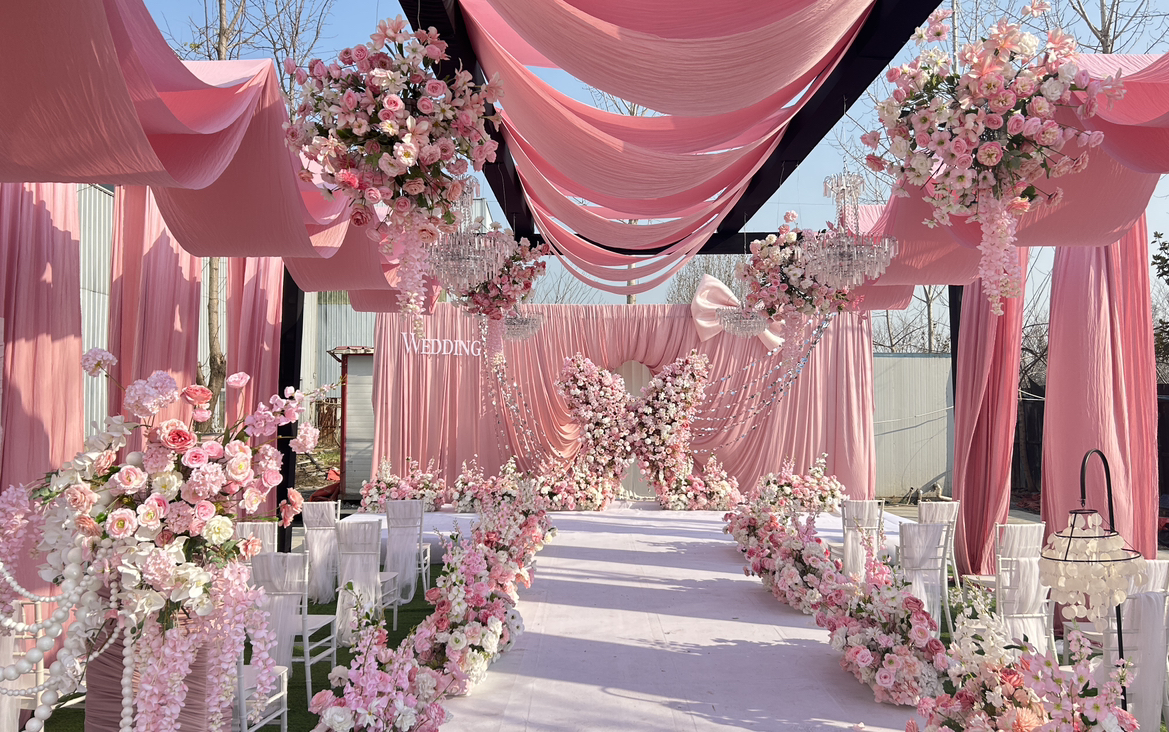 【花嫁之约】闯入一场浪漫粉色婚礼，空气里都是甜的