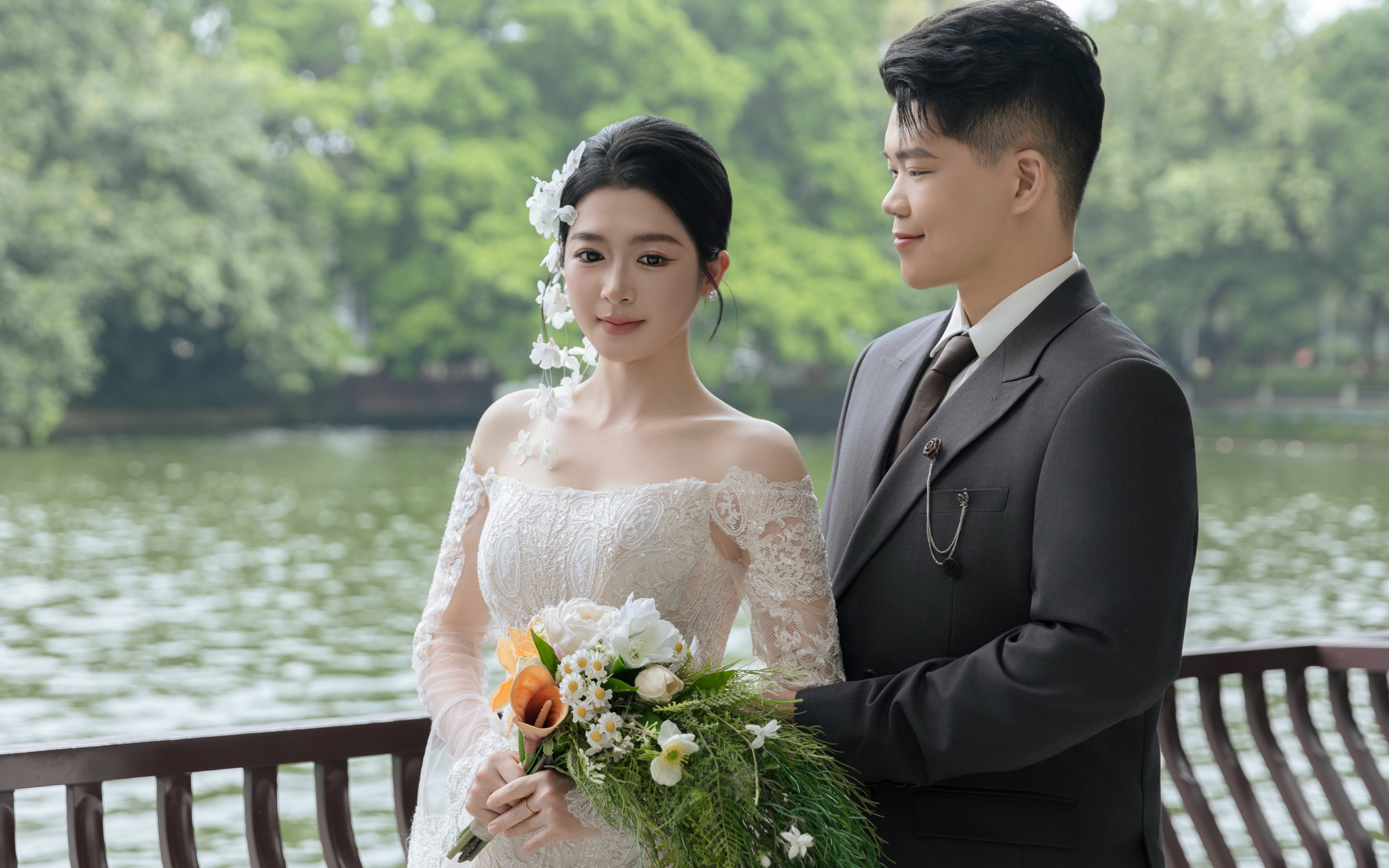 新中式园林婚纱照申遗！东方美学惊艳全家人