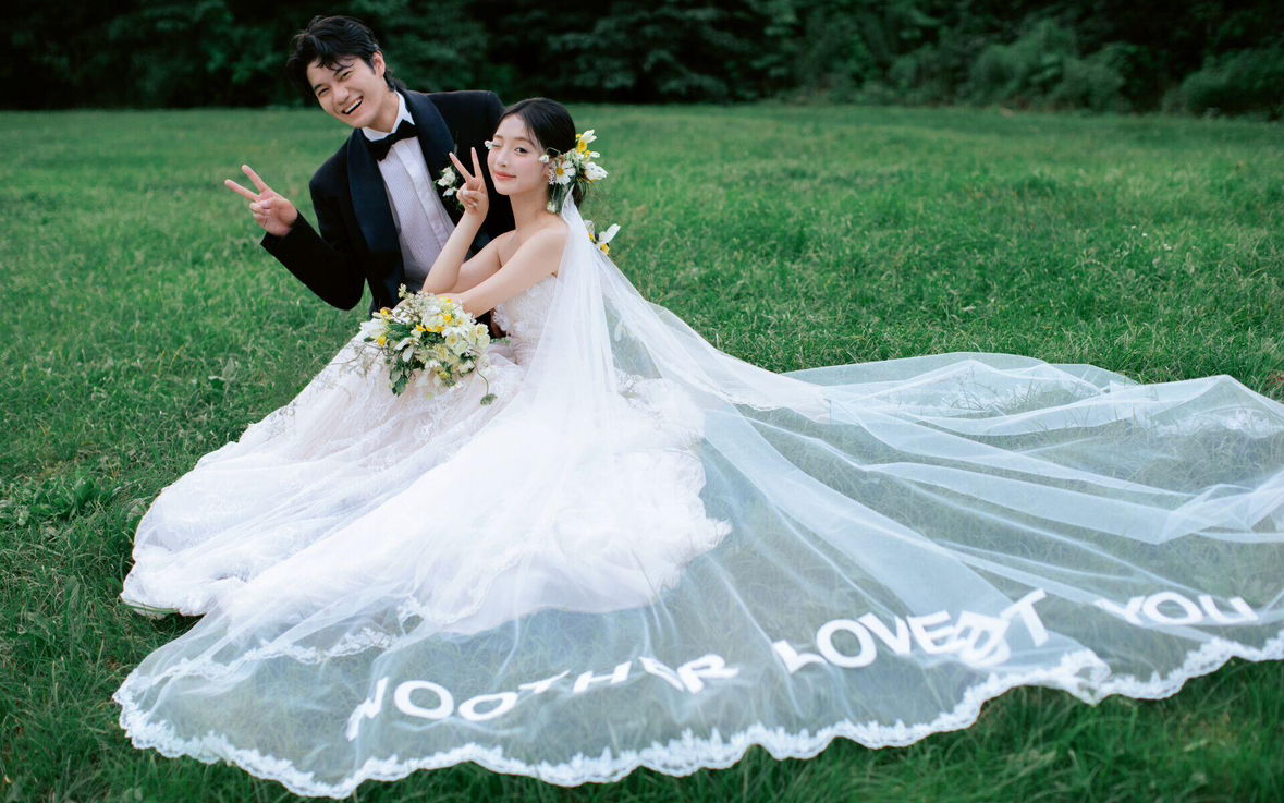 小清新氧气感婚纱照 这组婚纱照太戳我啦