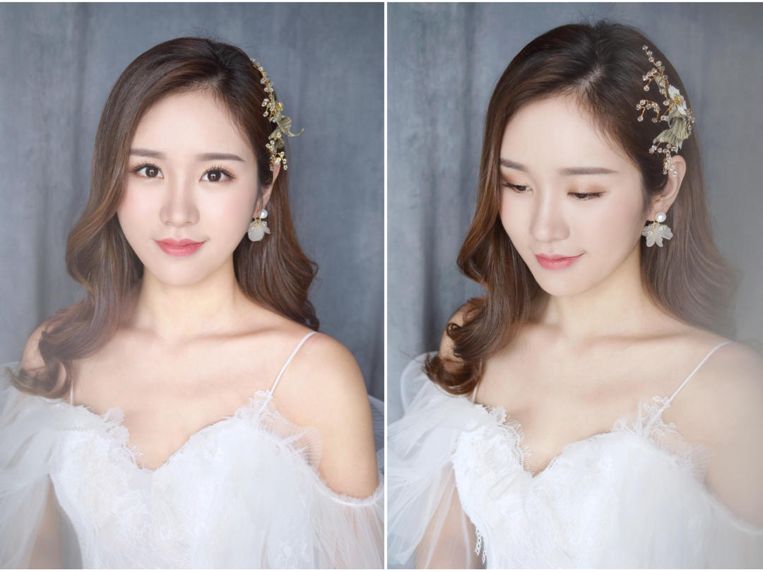 人气特惠婚纱礼服三件套+资深化妆师市内午宴跟妆
