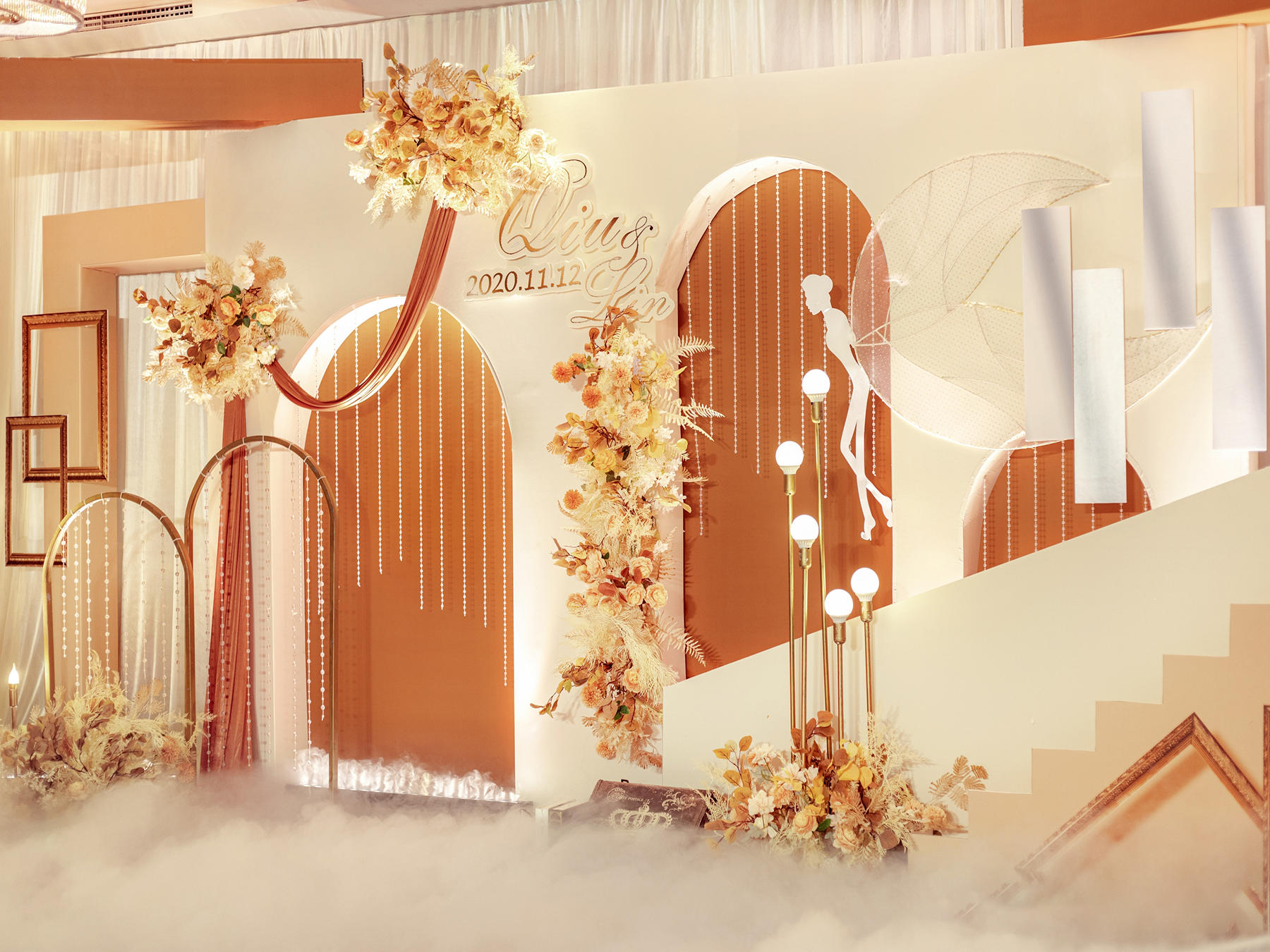 潮囍婚典 泰式莫兰迪 | 焦糖色系+四大金刚