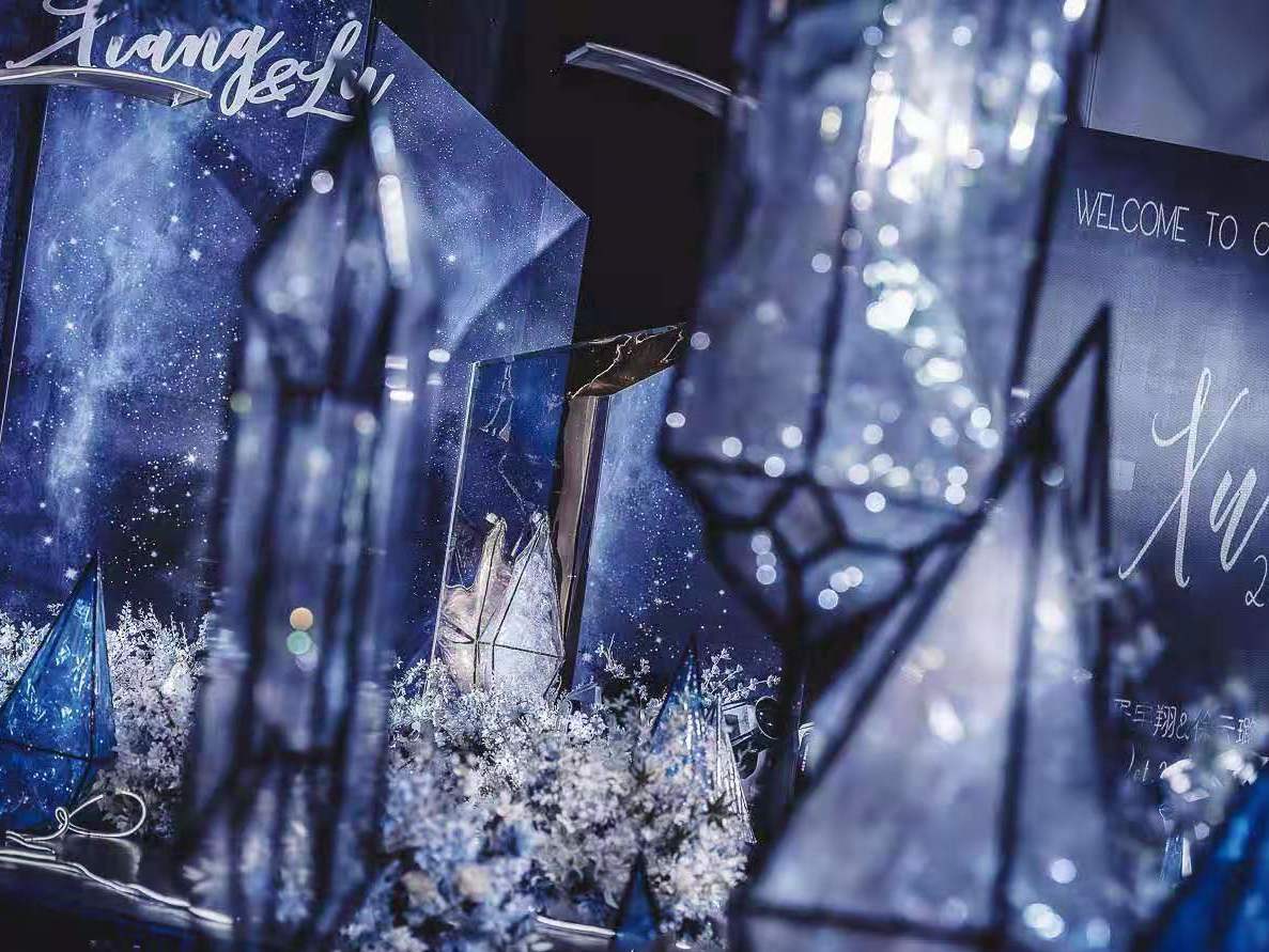 静谧蓝色系【柒月婚礼定制】闪耀