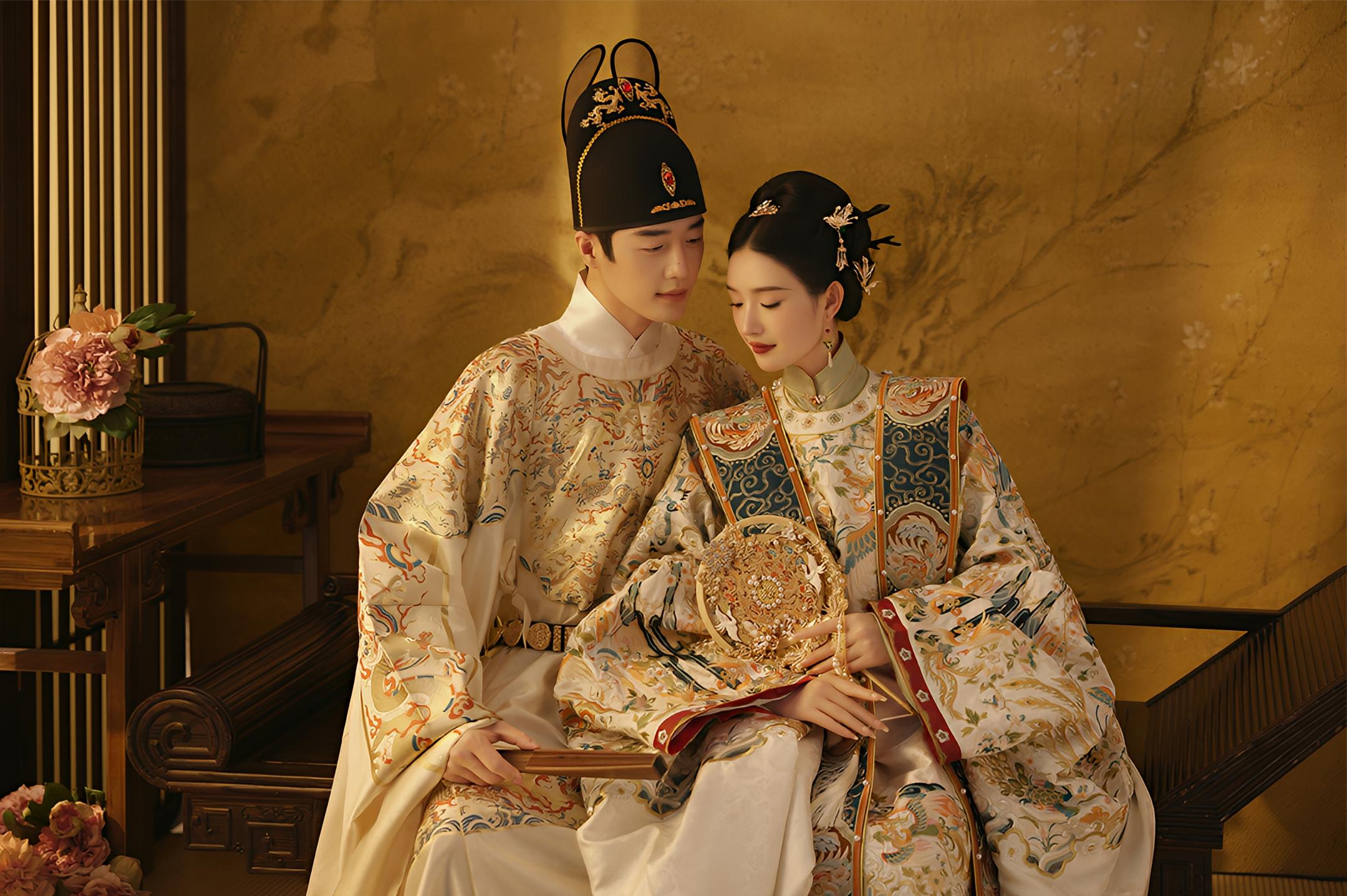 明制汉服婚纱照，不一样的仪式感