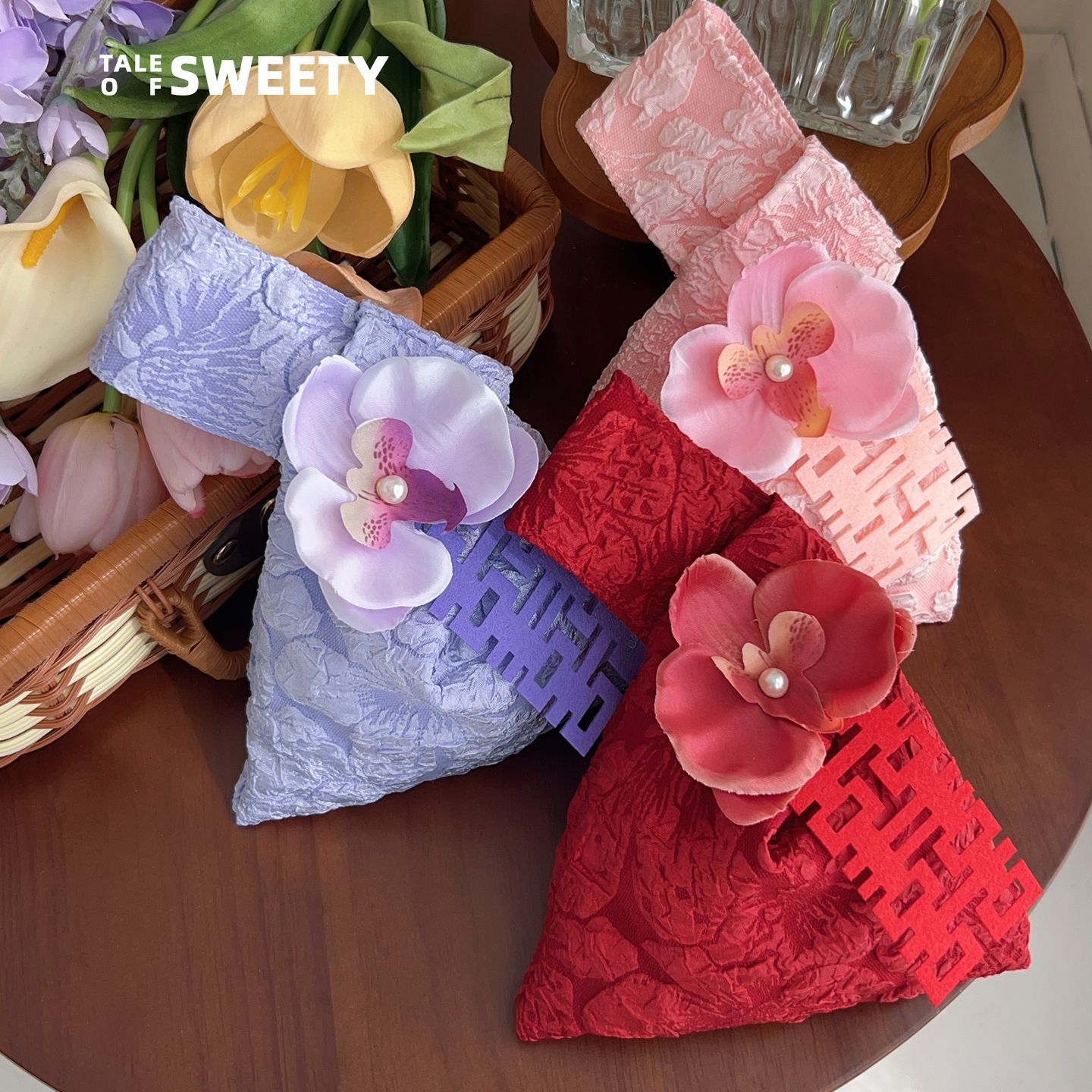 50个手腕喜糖袋子ins风