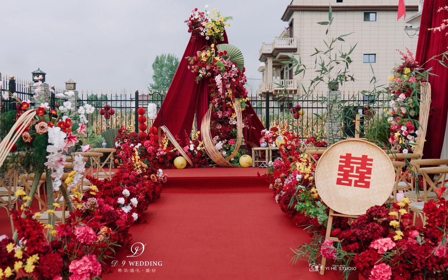 户外南洋风庭院婚礼