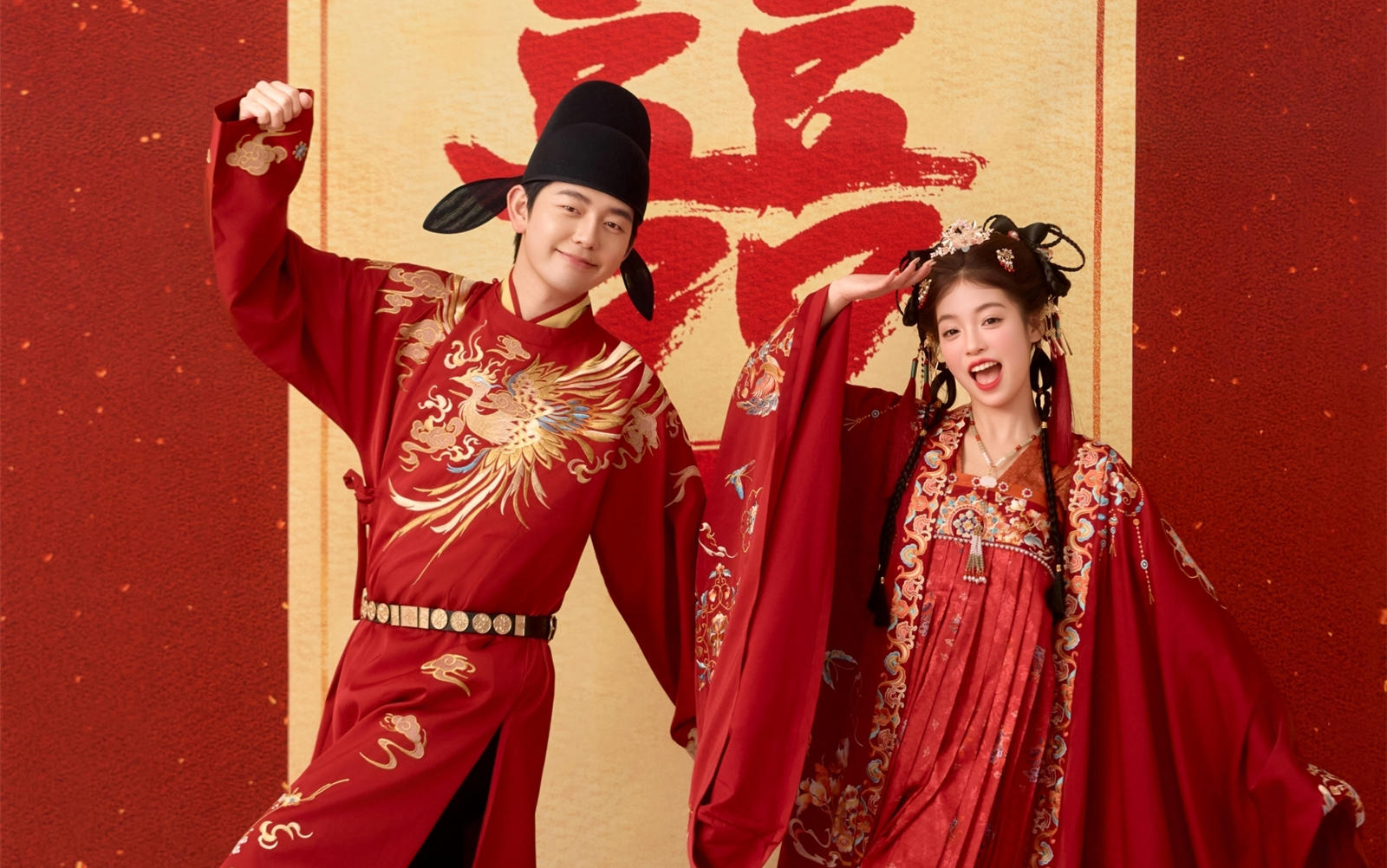 ??備婚日記｜這組中式漢服婚紗照，“喜”氣超標啦