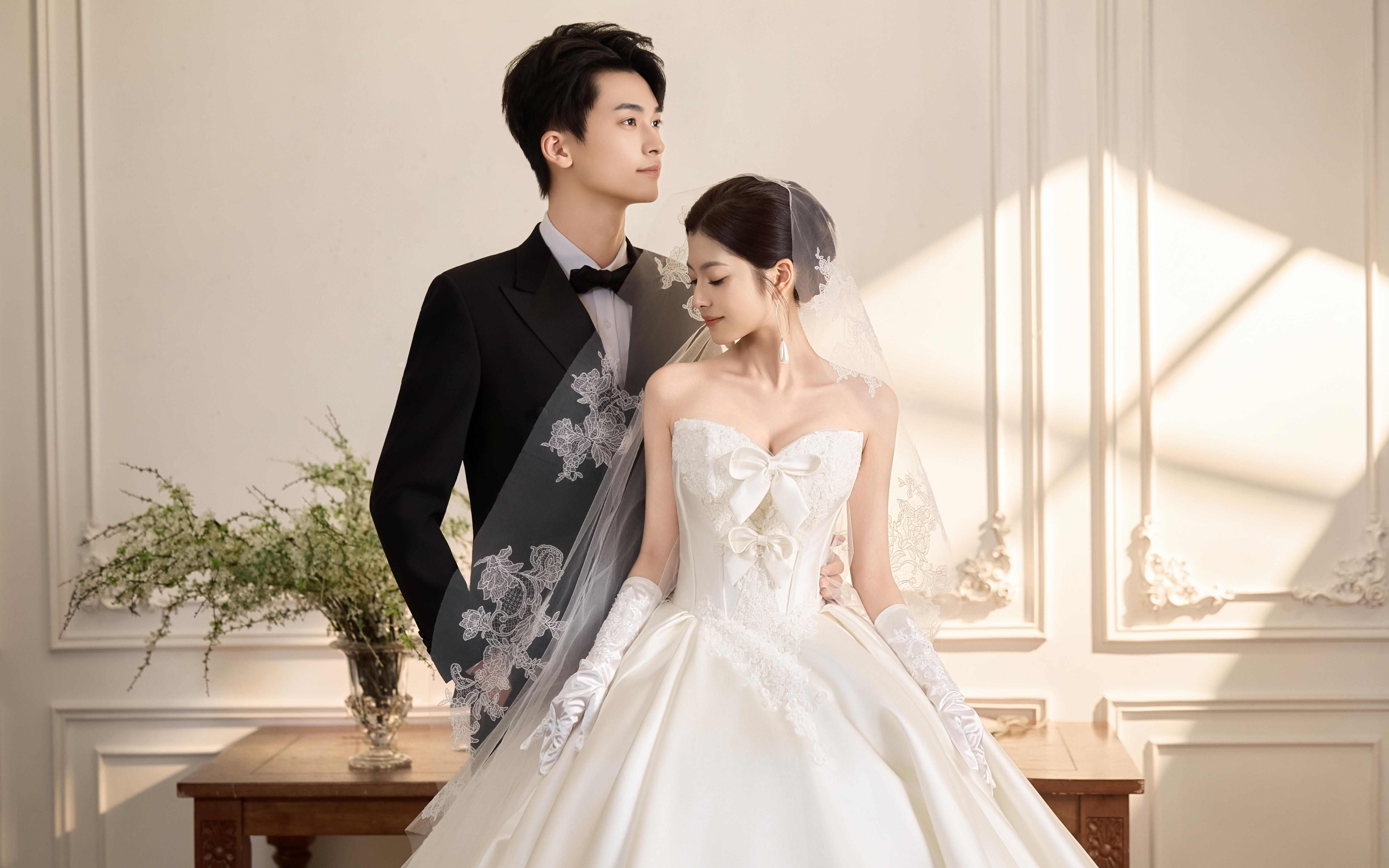 许你耀眼✨一眼心动的主纱光影婚纱照