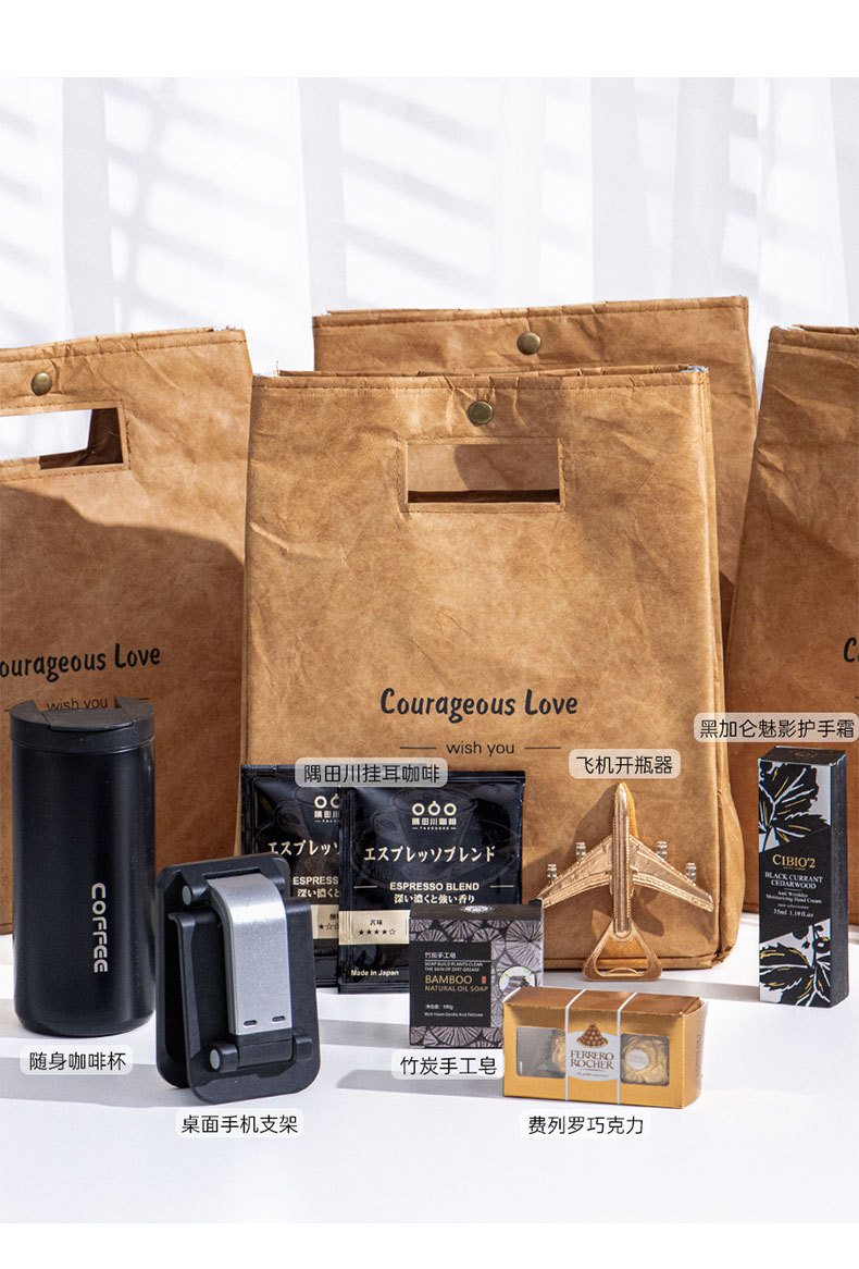 杜邦紙手提袋伴郎高端商務(wù)伴手禮 