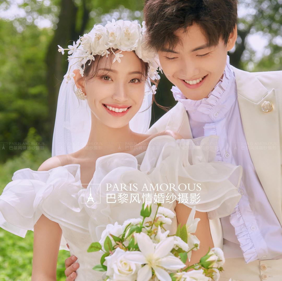 【巴黎风情婚纱摄影】客片：Mr.胡&Mrs李