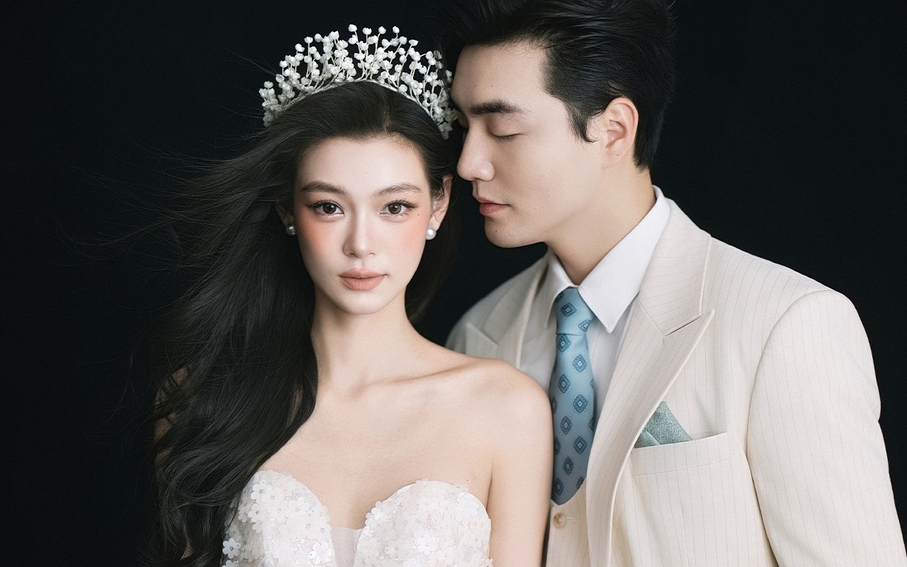 一眼心动的主纱婚纱照💍见到真公主啦