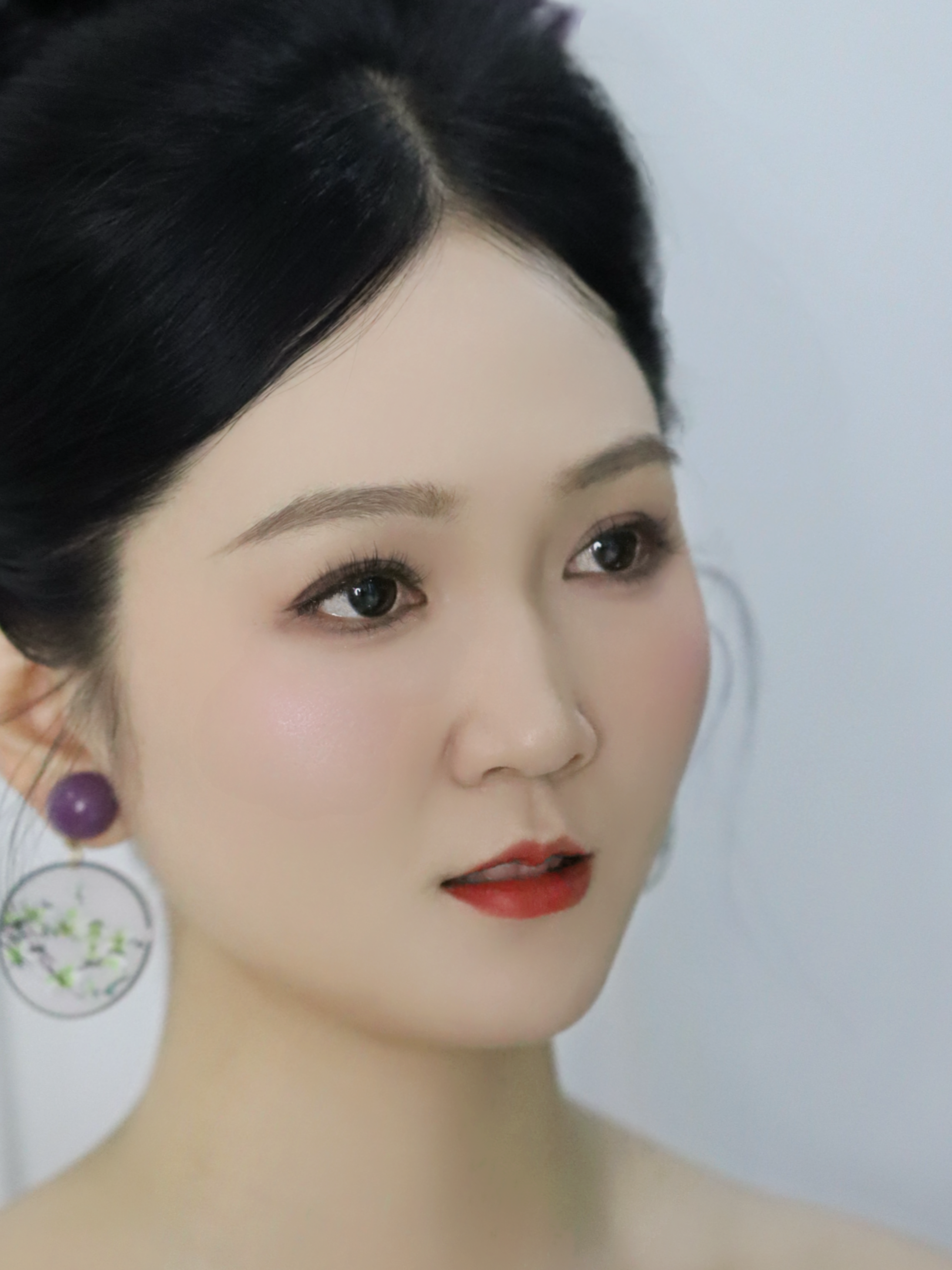 大气结婚礼服妆造