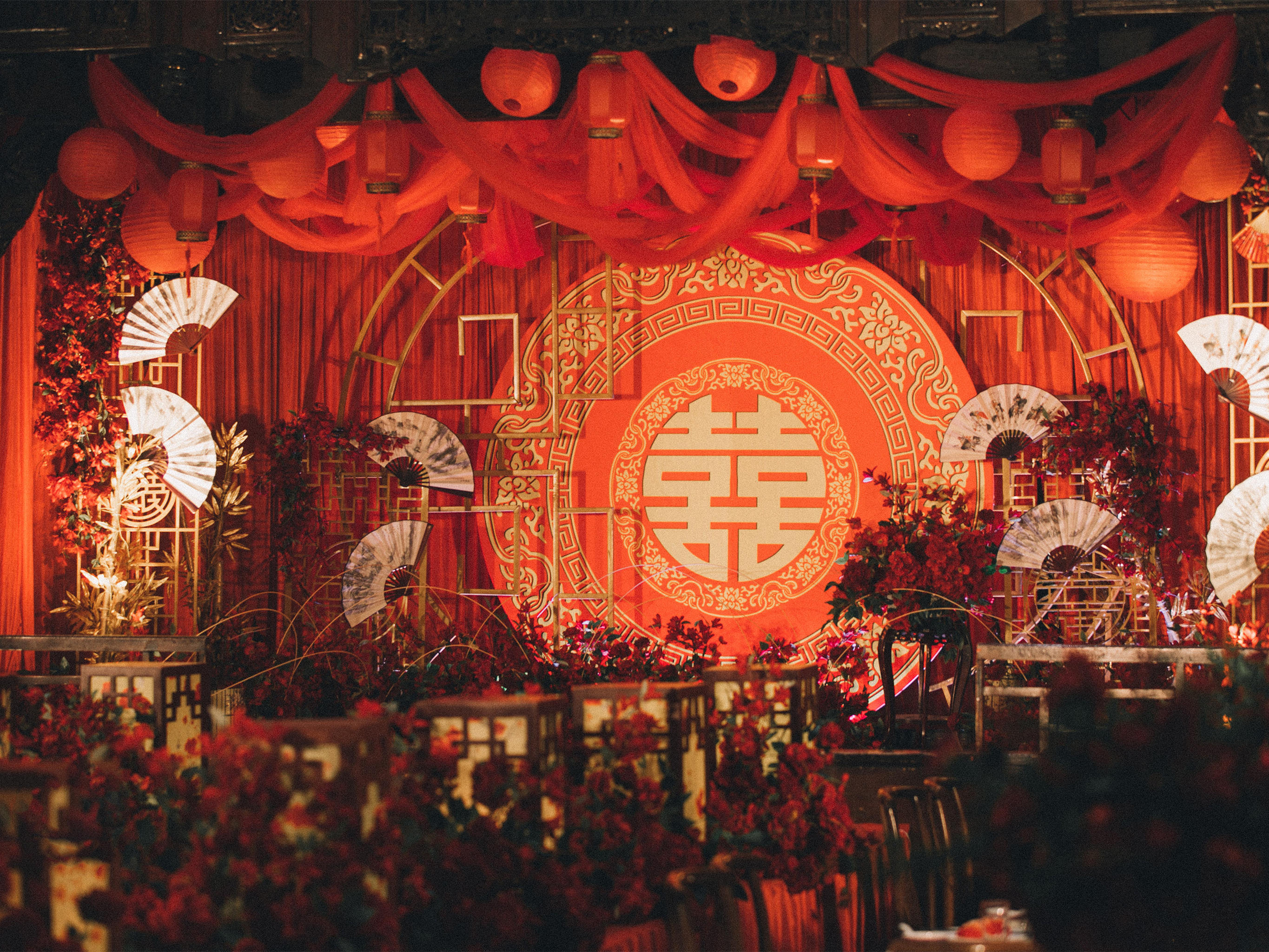 【中式婚礼】红色中式婚礼+全人员