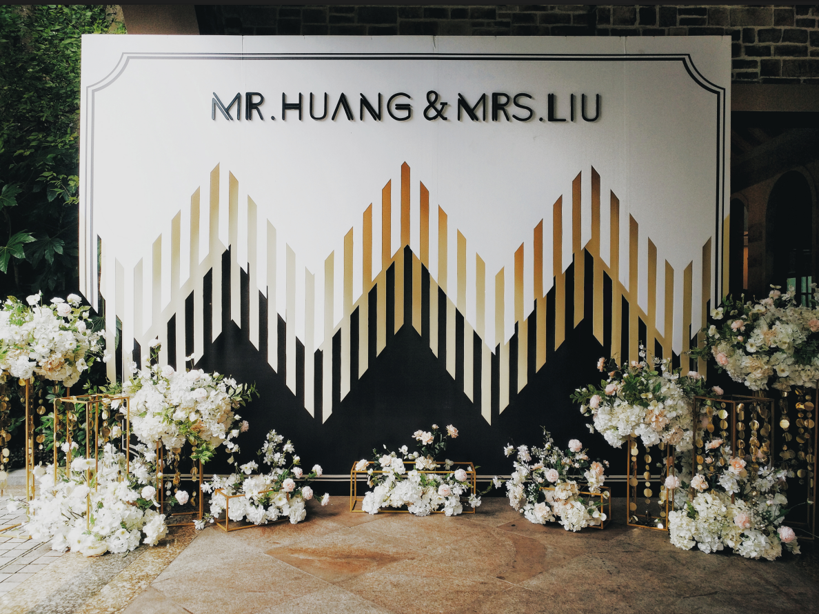 【流年】炫酷黑棕色户外婚礼