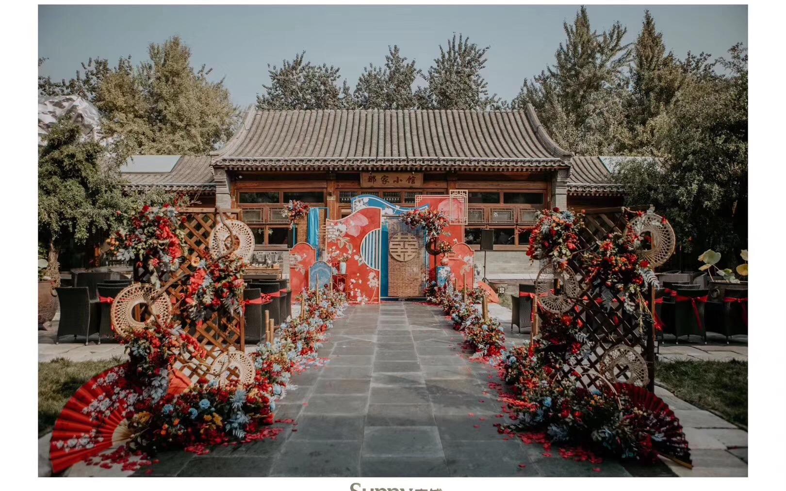 sunny喜铺：粉色系火烈鸟特色婚礼