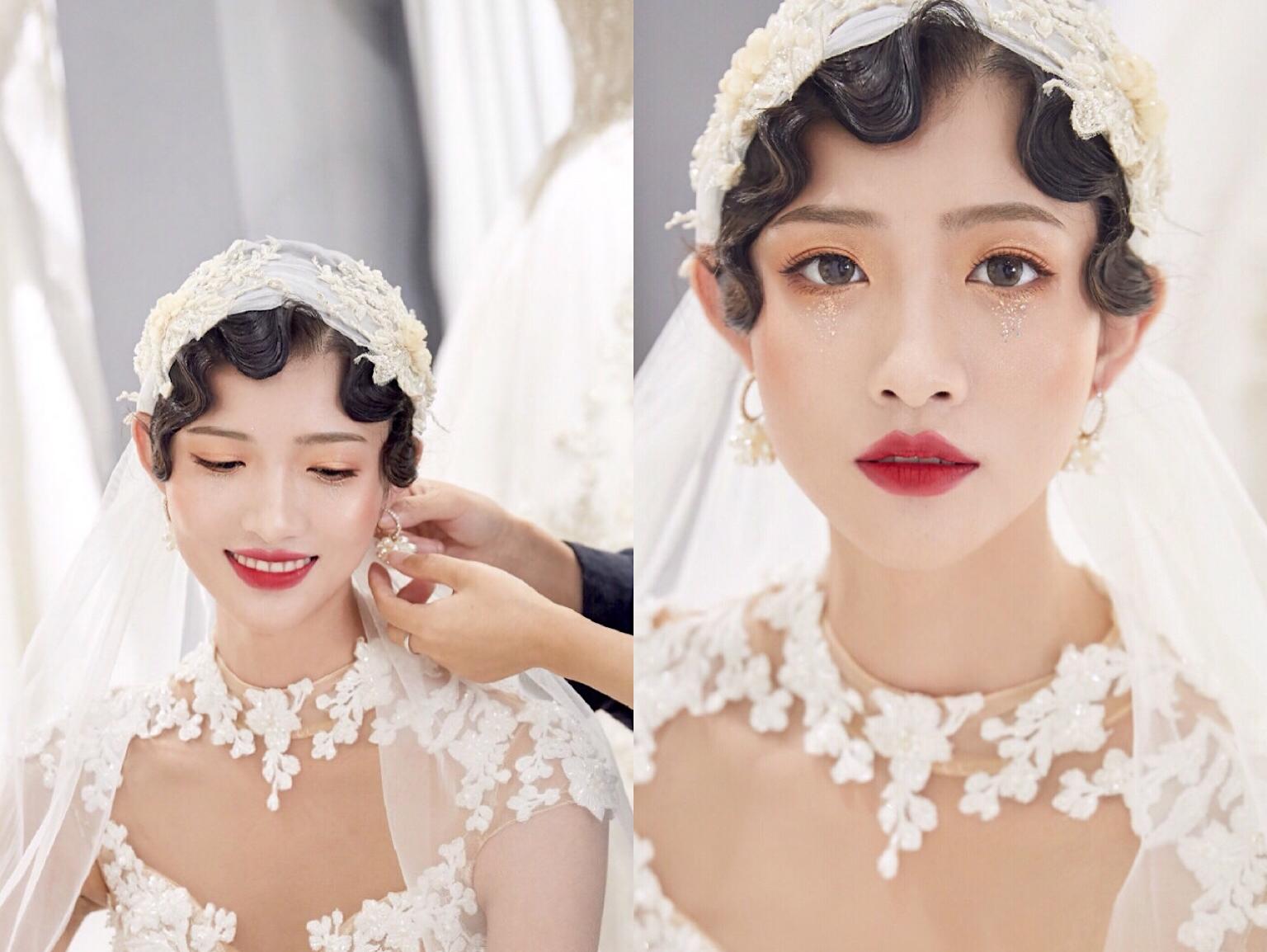 特惠-(小预算必选)新娘跟妆，拖尾婚纱.敬酒服