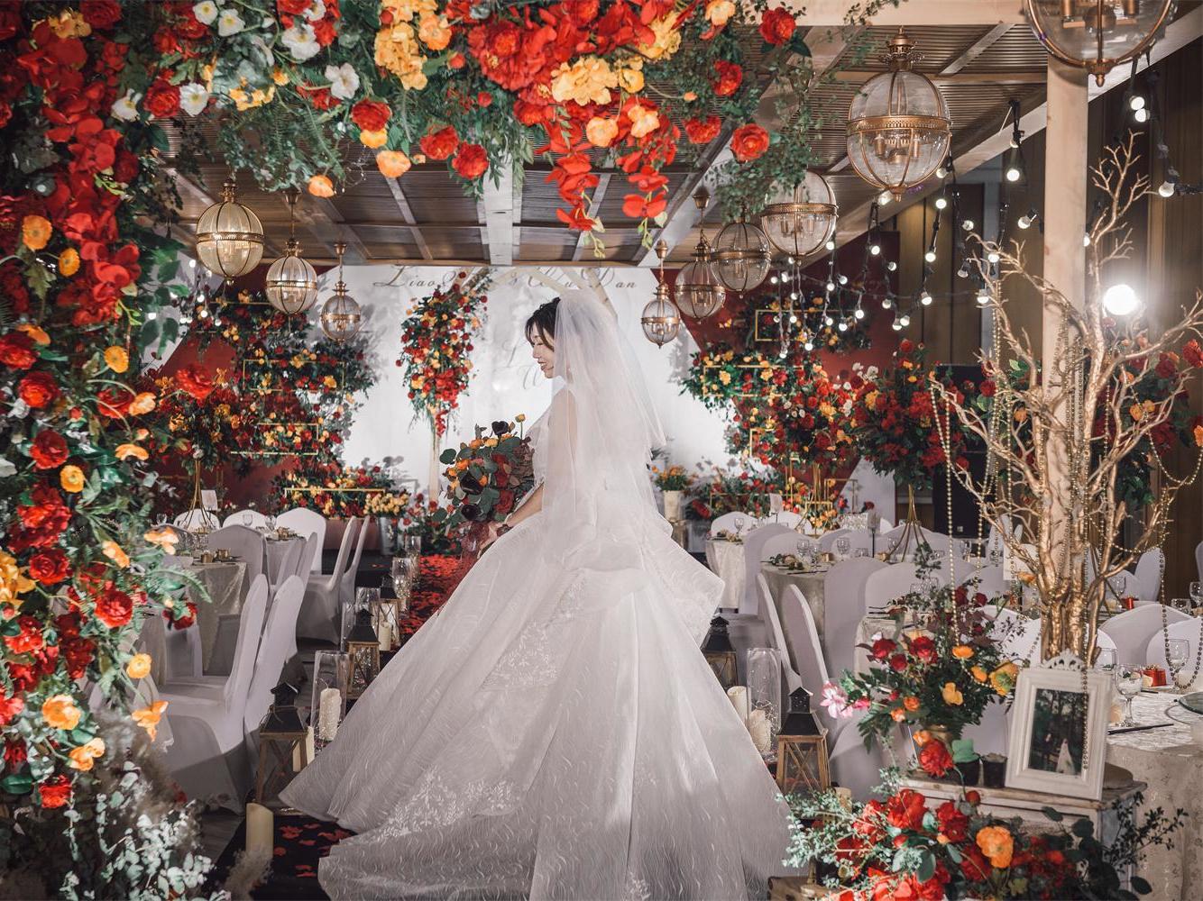 FEEL斐尔婚礼——红棕色简洁婚礼