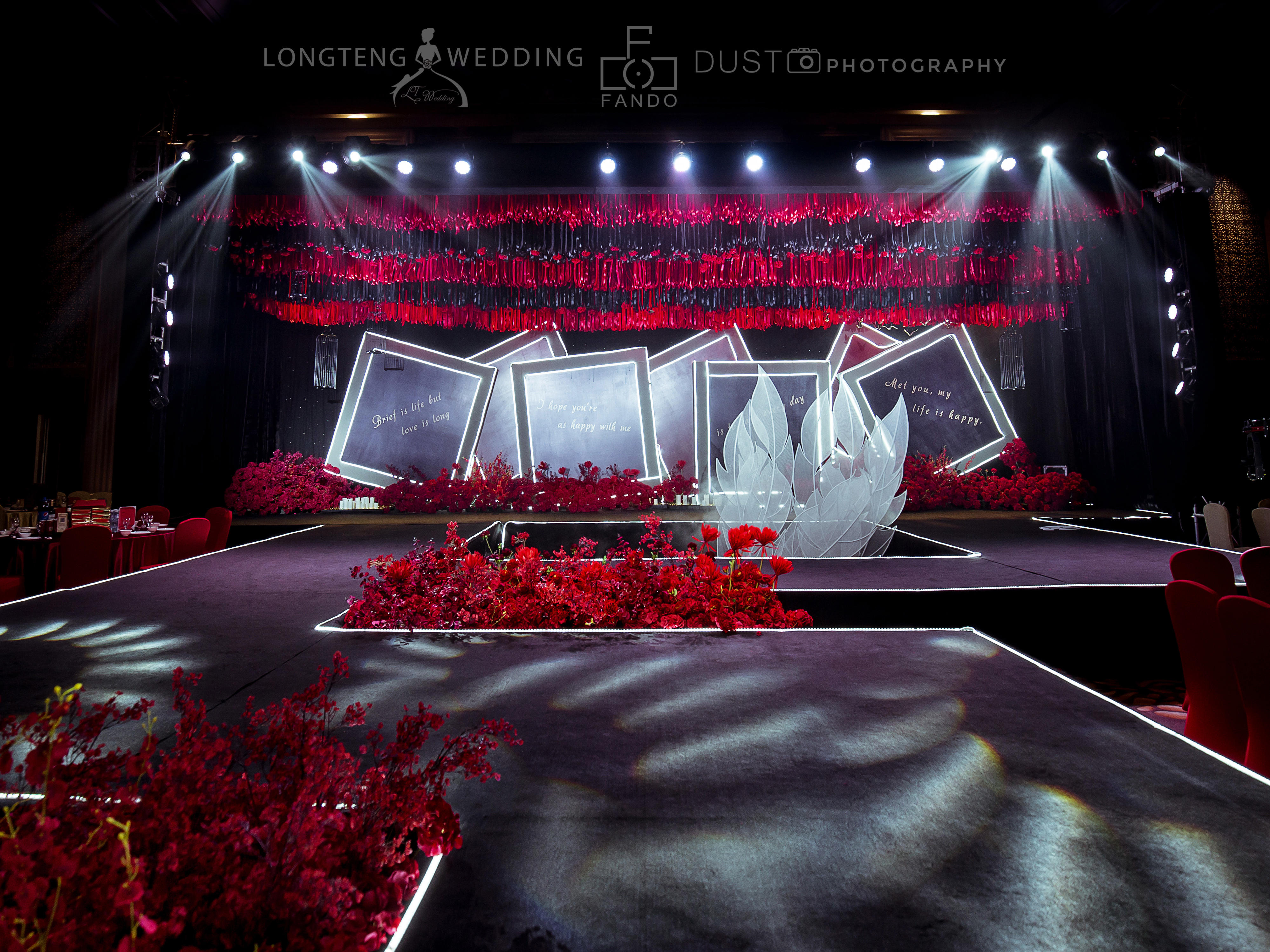 【首席团队】红黑色大气婚礼+包四大金刚