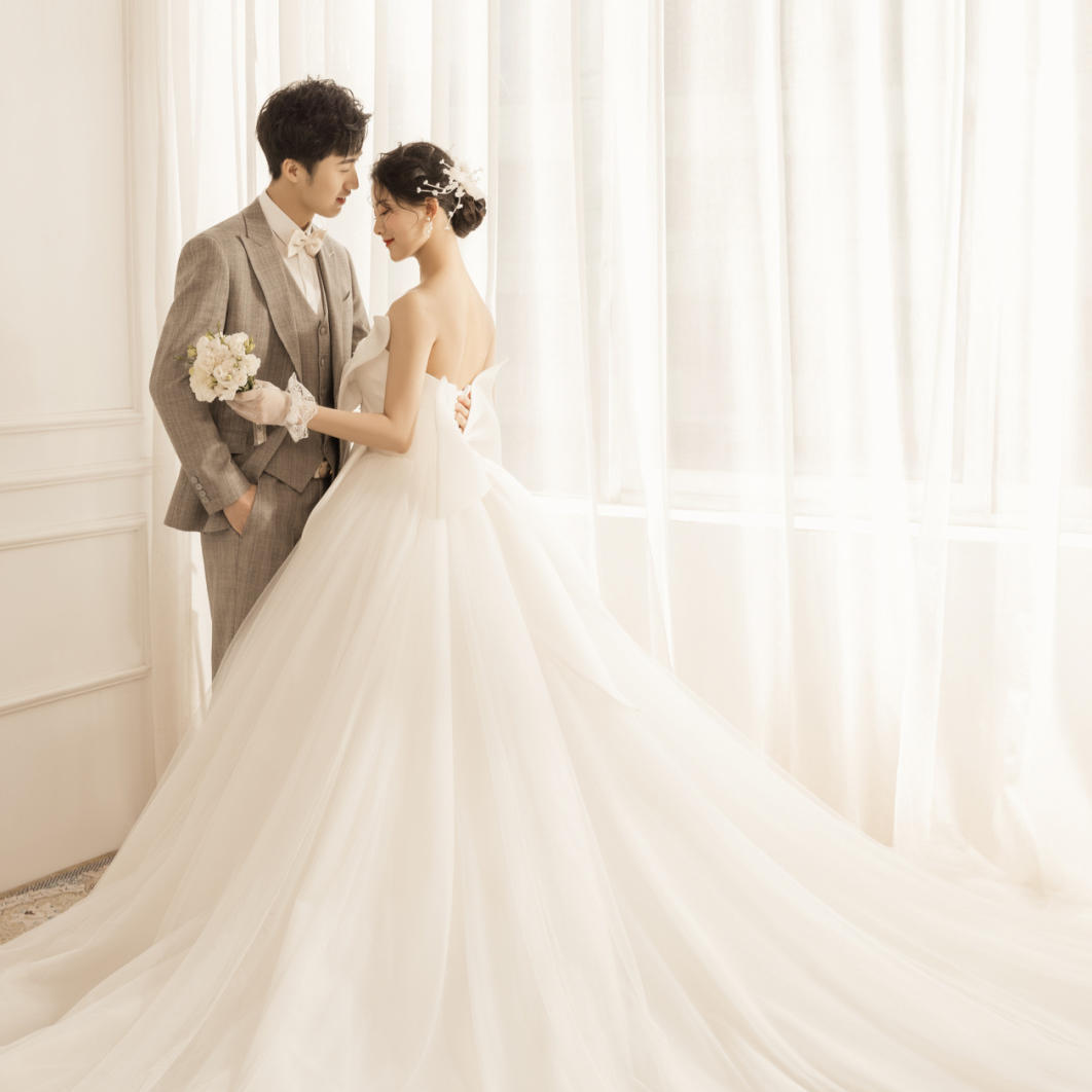 安化麦田婚纱摄影底片全送  外景+内景中式森系