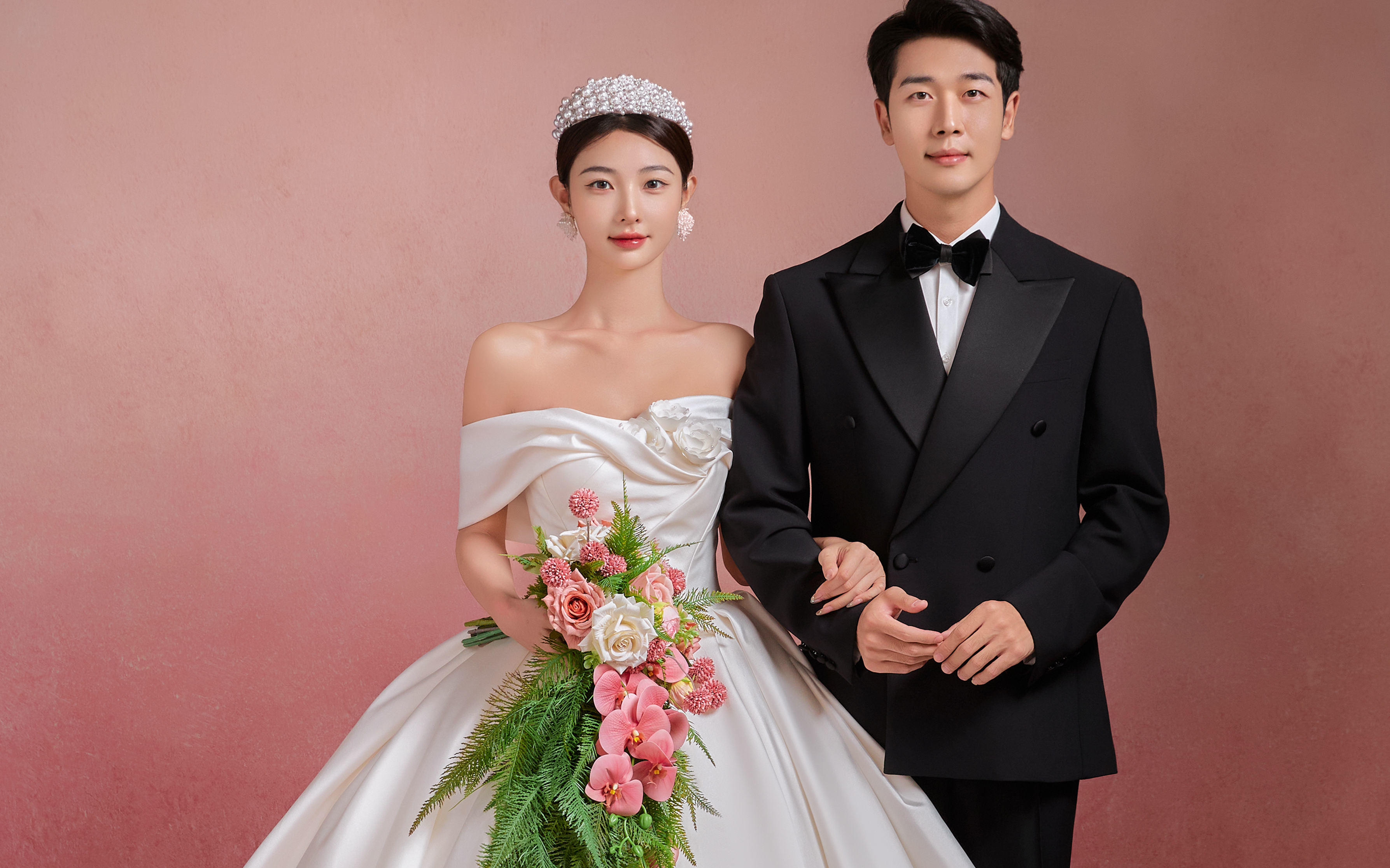 在爱意里徜徉💕少女心满满的油画主纱婚纱照