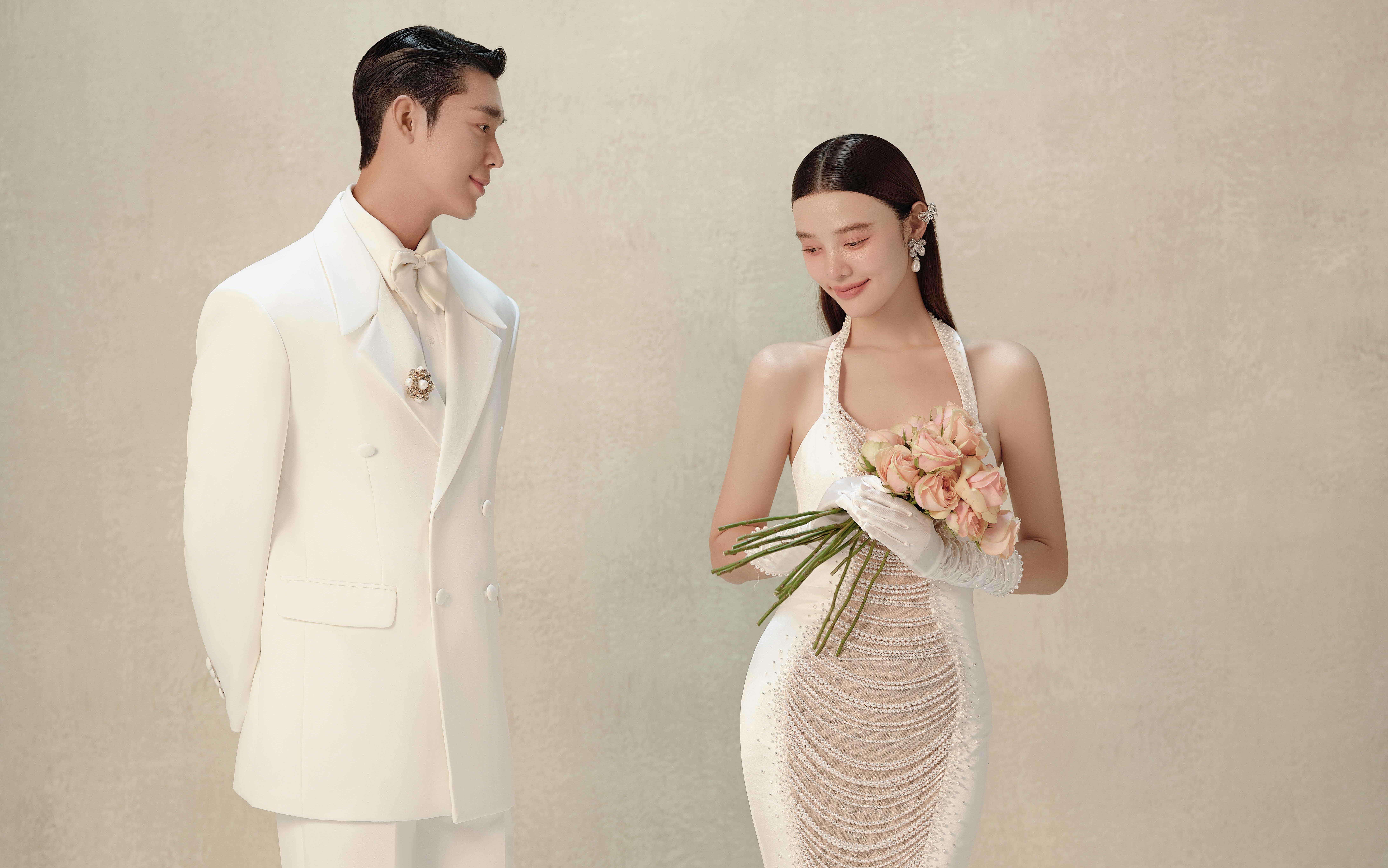 韩式极简婚纱照 纯粹简洁的美感