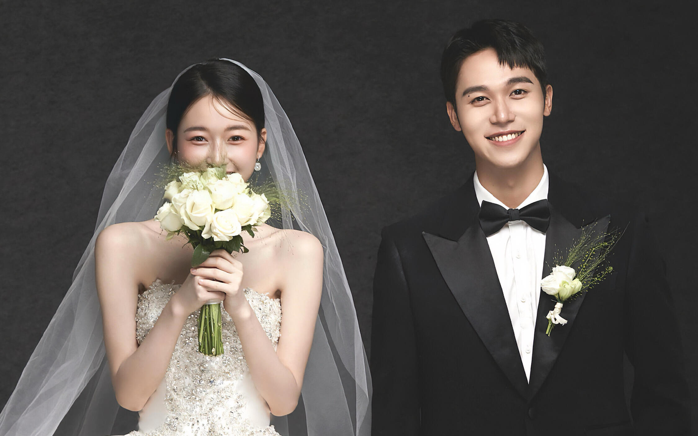 少女感爆棚的韩式婚纱照