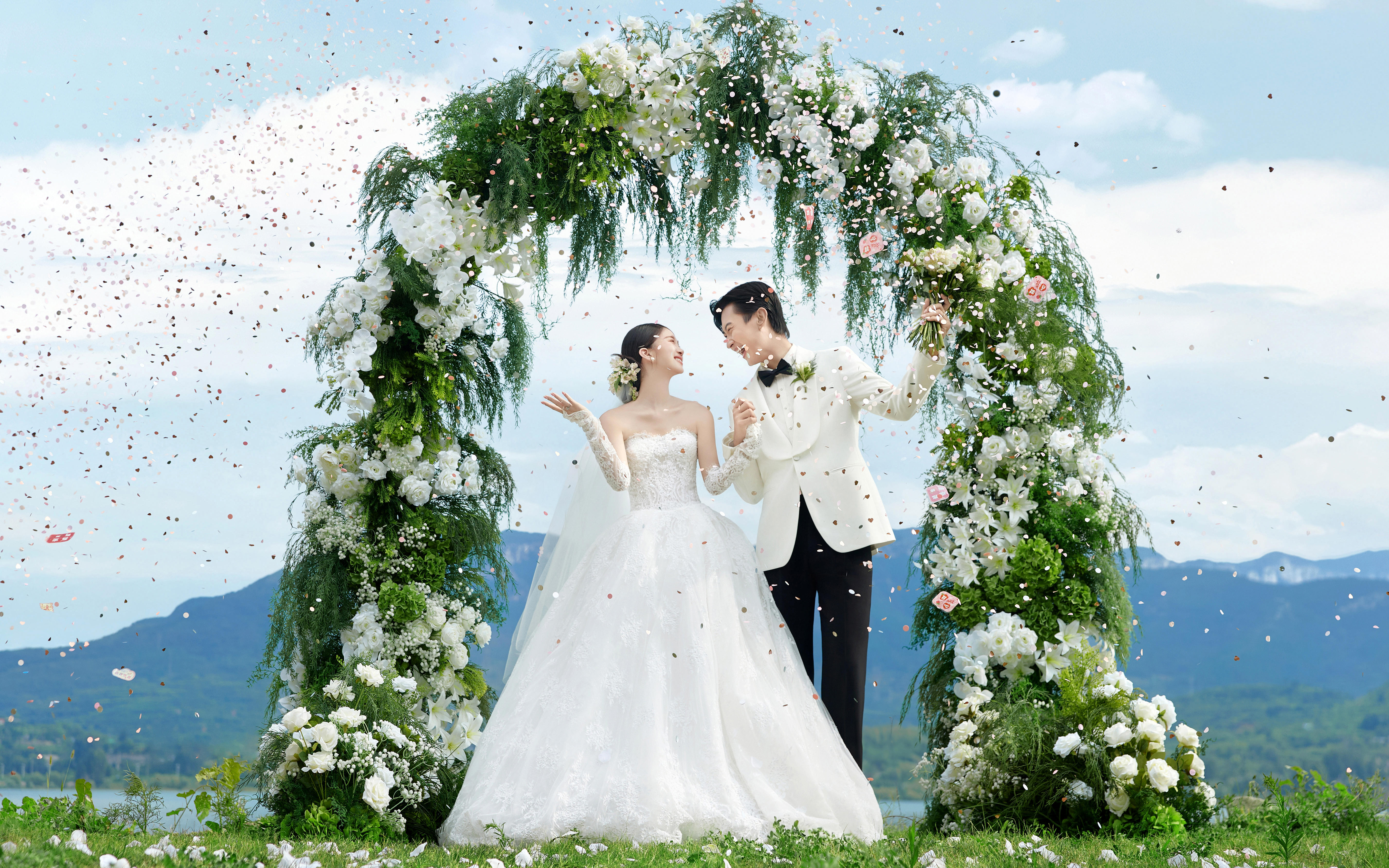 浪漫加倍💕我的婚纱照被拍成了目的地婚礼💍