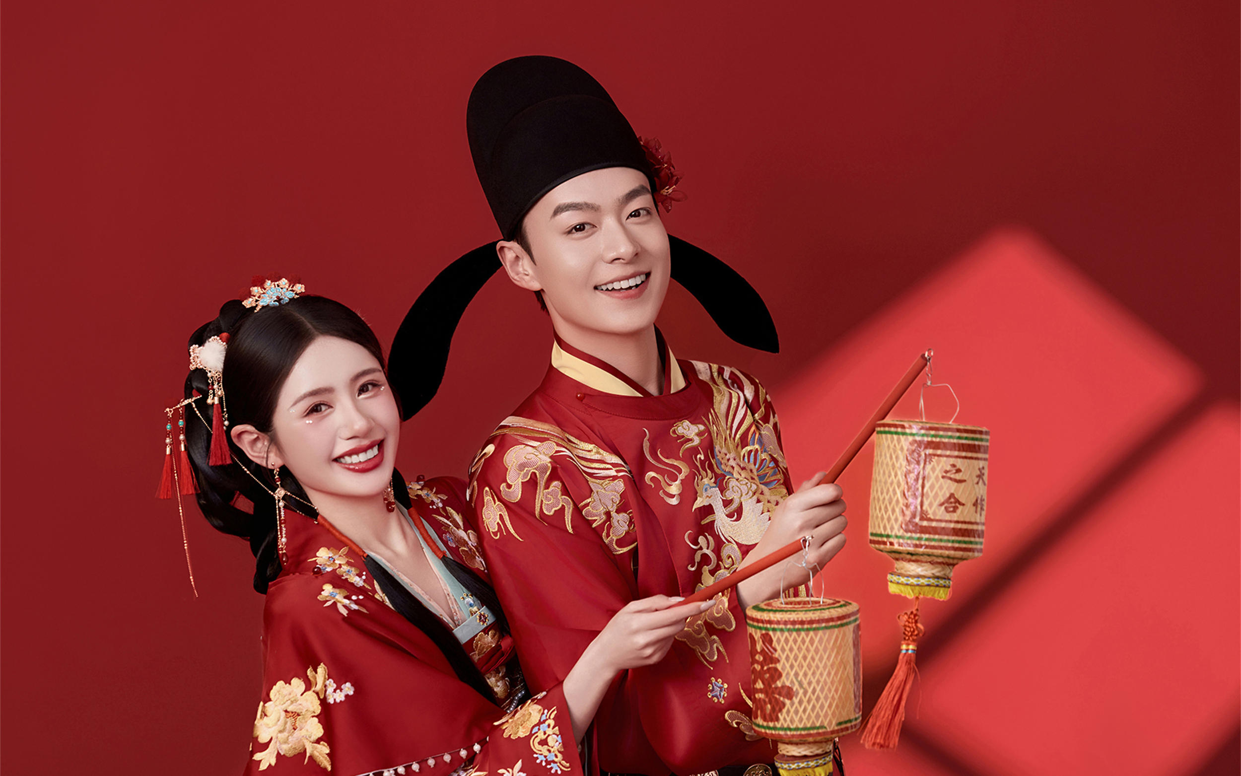 超甜超乖的汉服婚纱照❤️甜妹快来拍吖‼️