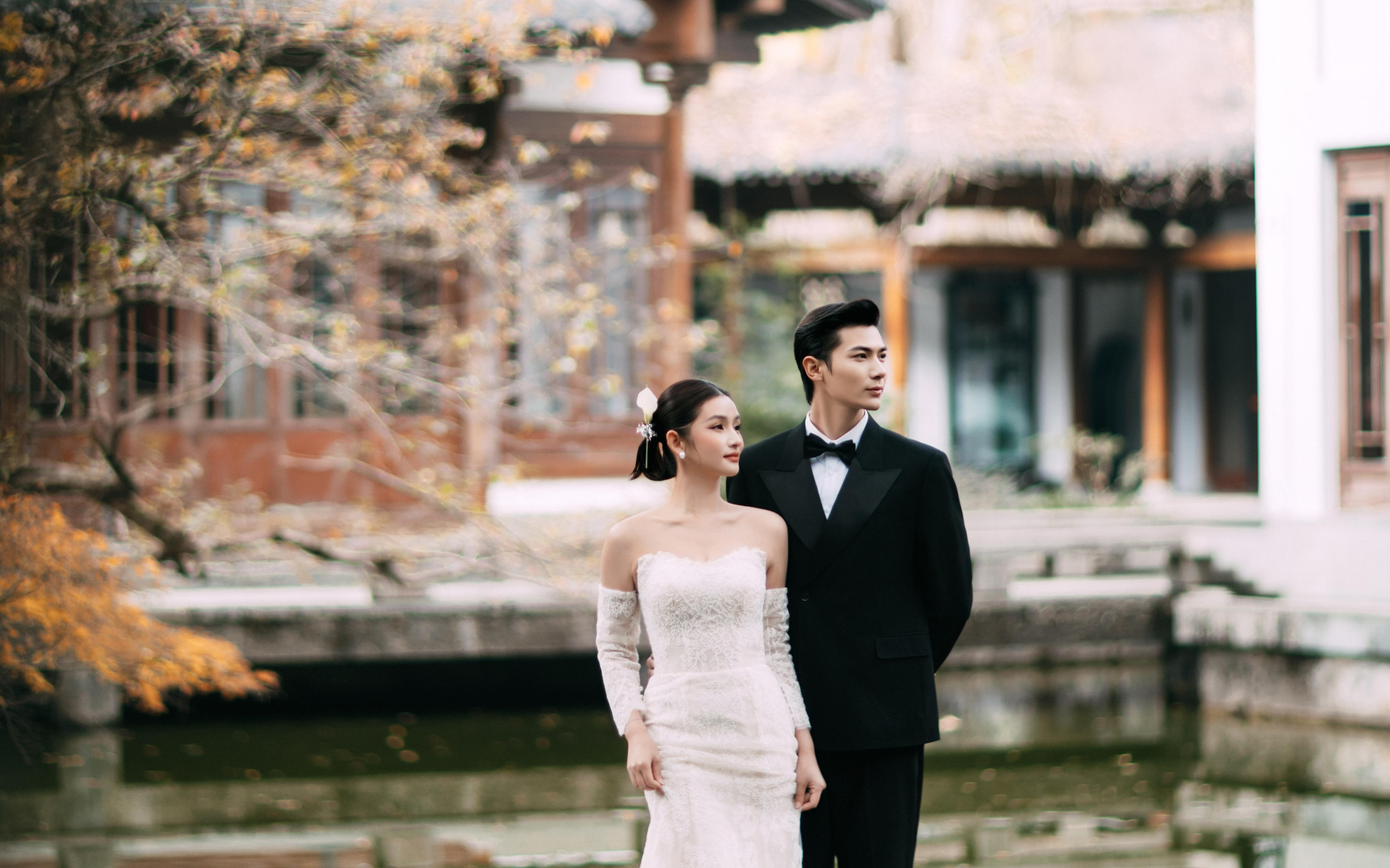 復(fù)古婚照｜ 朱墻黛瓦間，盡顯民國雅致風(fēng)情