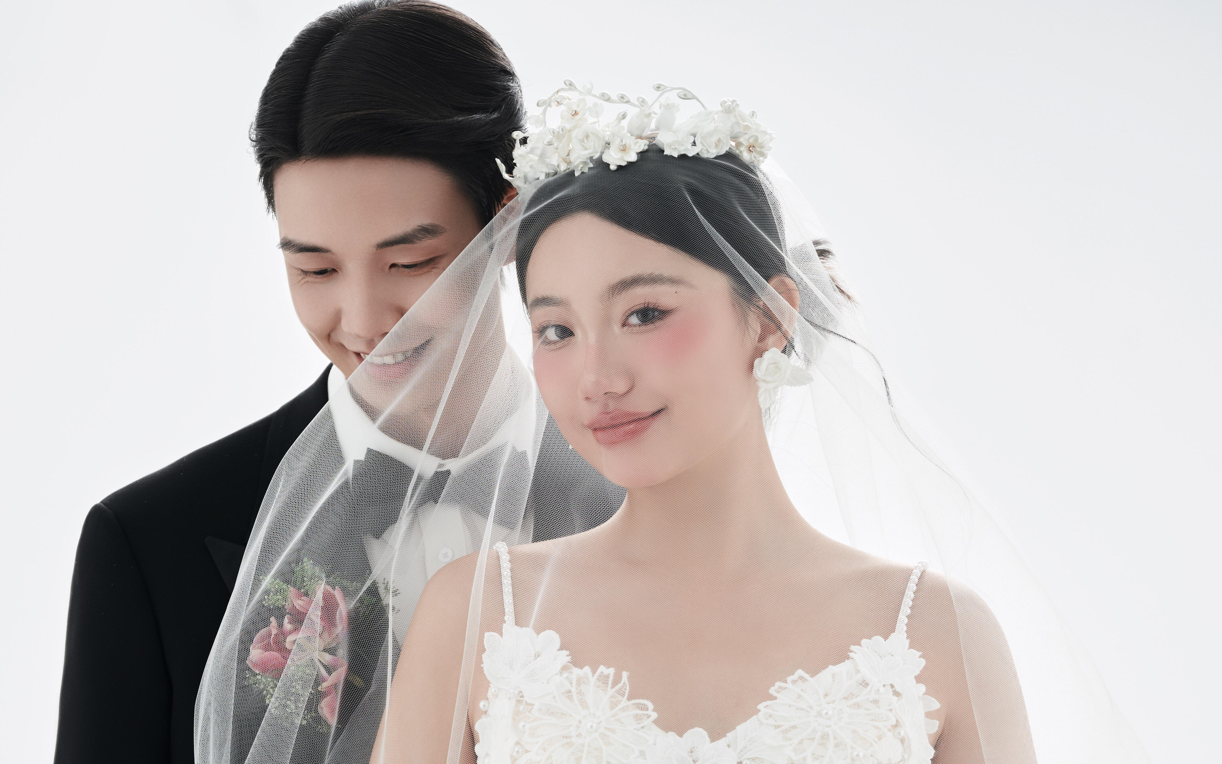 【純粹與純凈 治愈系主白紗婚紗照】