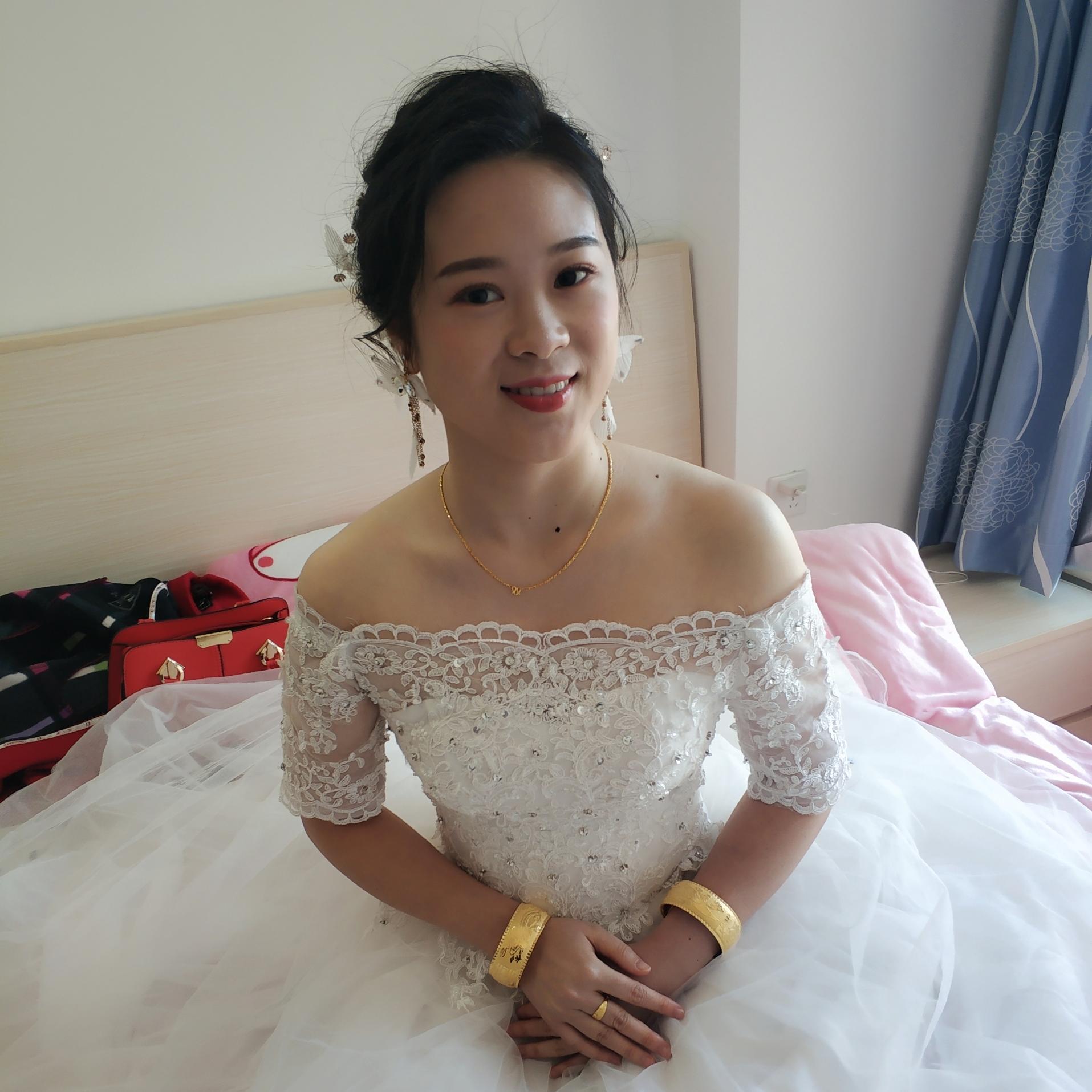 12.7四会新娘出门单妆早妆-化妆师丽行