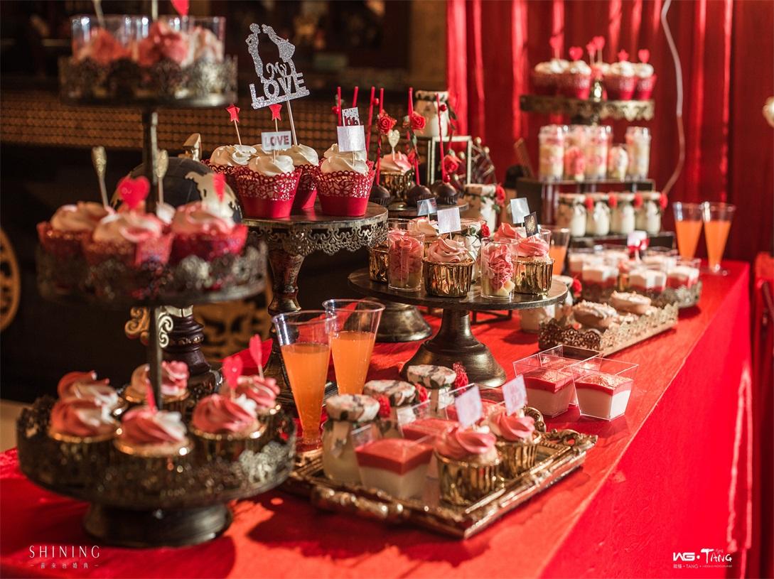 铜陵喜来也婚礼设计-西式红金