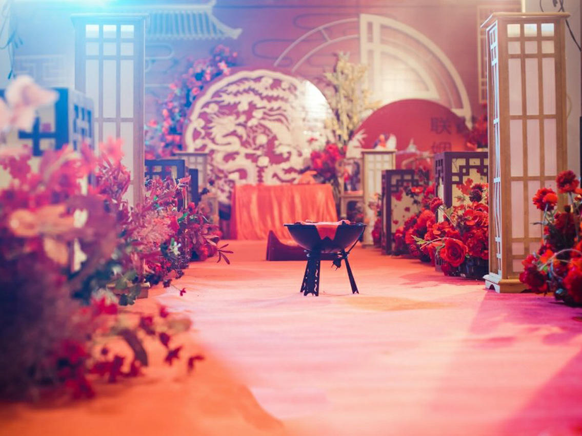 平江薇拉婚礼#神帆酒店#红色#金色#中式古风婚礼