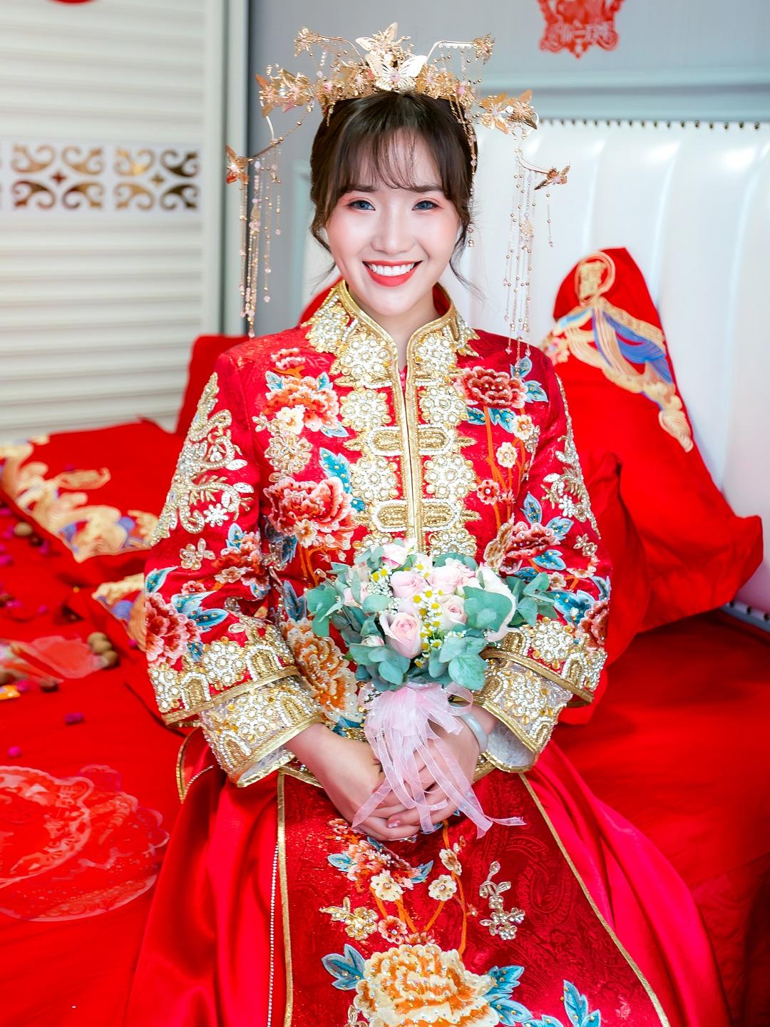 【晚宴婚礼一站配齐全含】新娘+新郎+伴娘