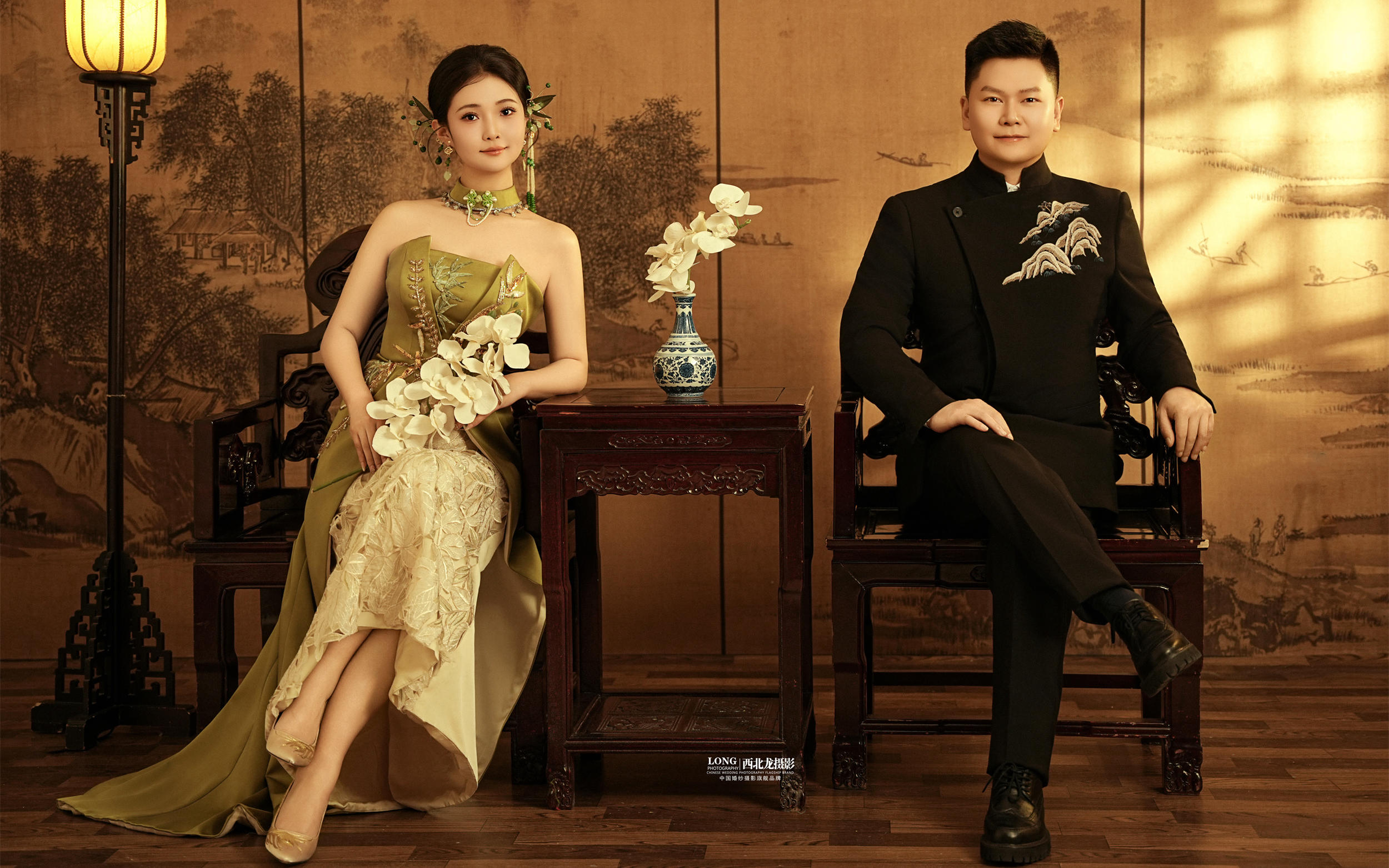 工笔写意新中式婚纱照🎋沉迷于东方美学