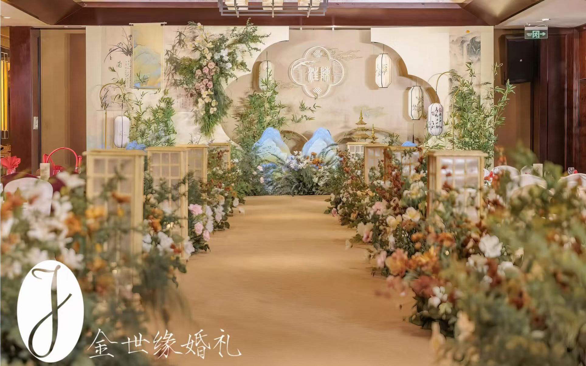 金世缘|一眼爱上的香槟色新中式婚礼