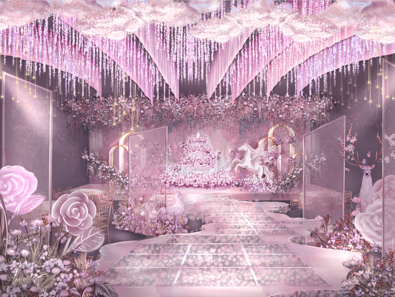 2020新款《粉紫色的梦》泰式主题婚礼