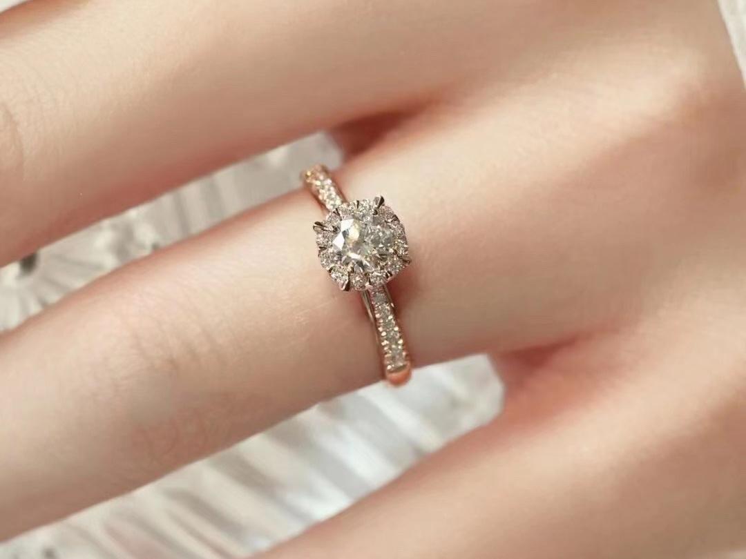 米兰珠宝——18K钻石女戒