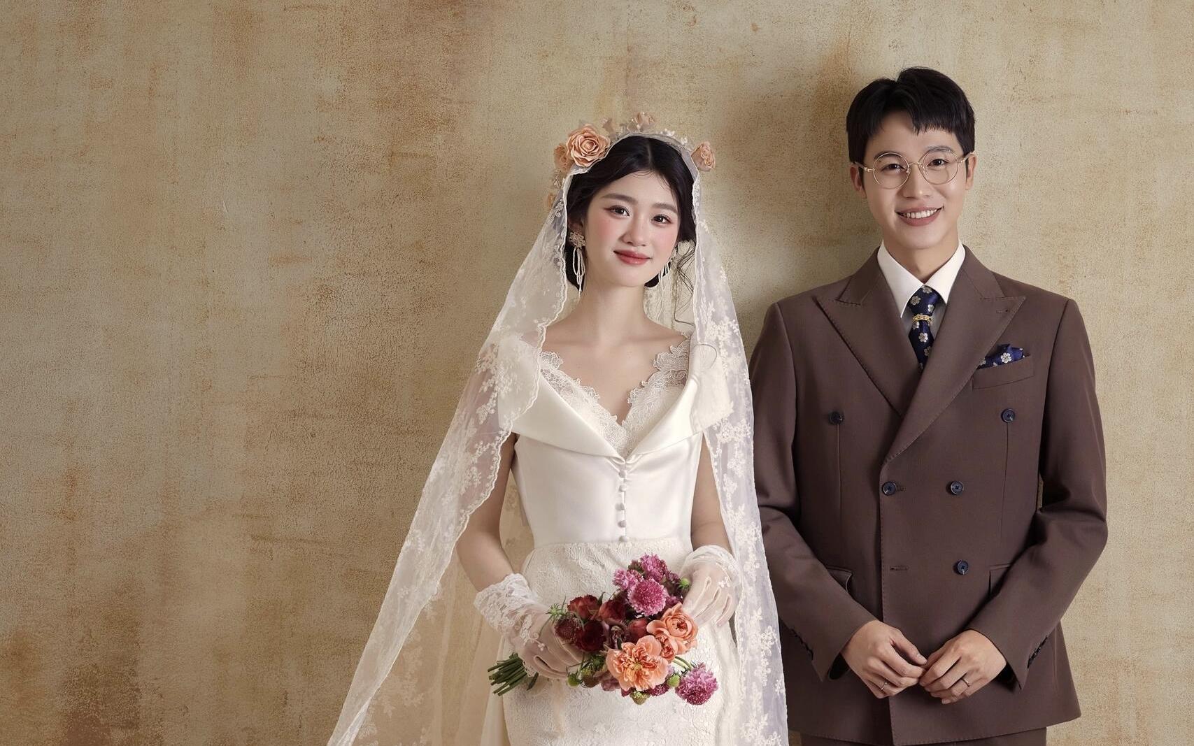 【浪漫法式】不愧是00后嚴(yán)選??法式復(fù)古婚紗照