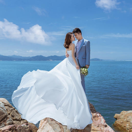 海景婚纱照2999一价全包无隐形消费